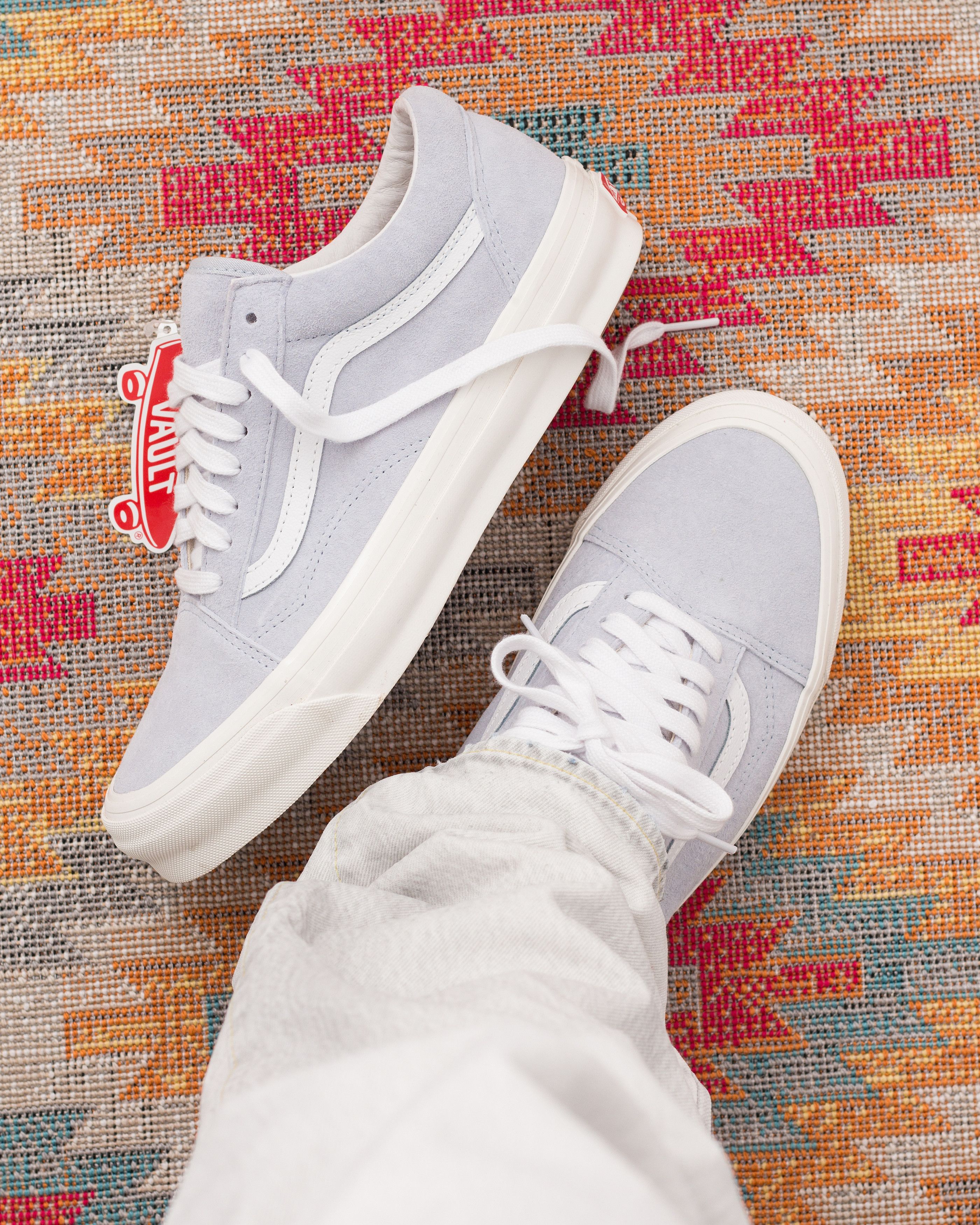 Vans Vault OG Old Skool L Gray Dawn Pig Suede Normcore Size US 9.5 / EU 42-43 - 1 Thumbnail