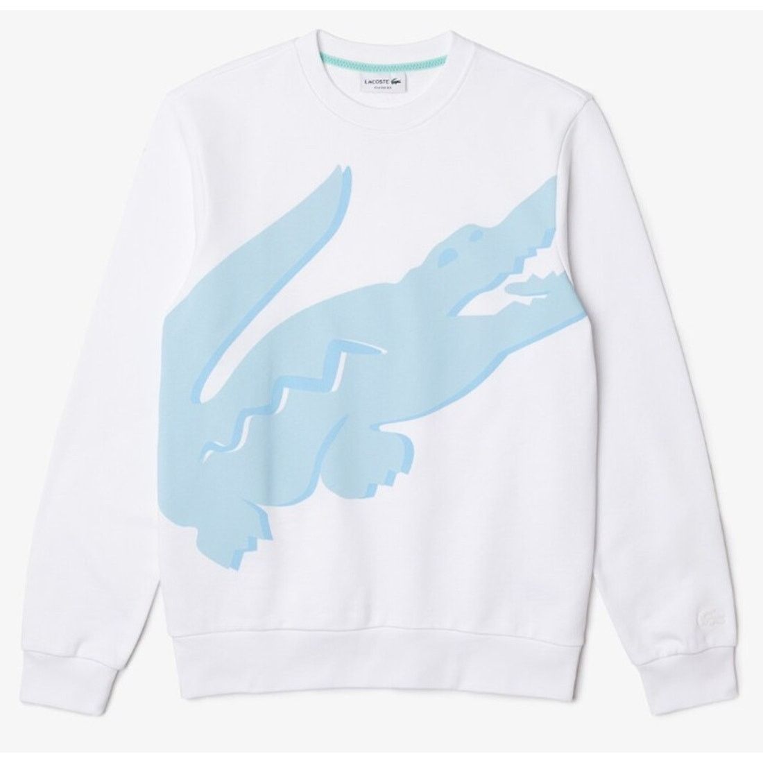 Lacoste Lacoste Men's Long Sleeve Large Croc Crew Neck Sweatshirt XL Size US XL / EU 56 / 4 - 1 Thumbnail