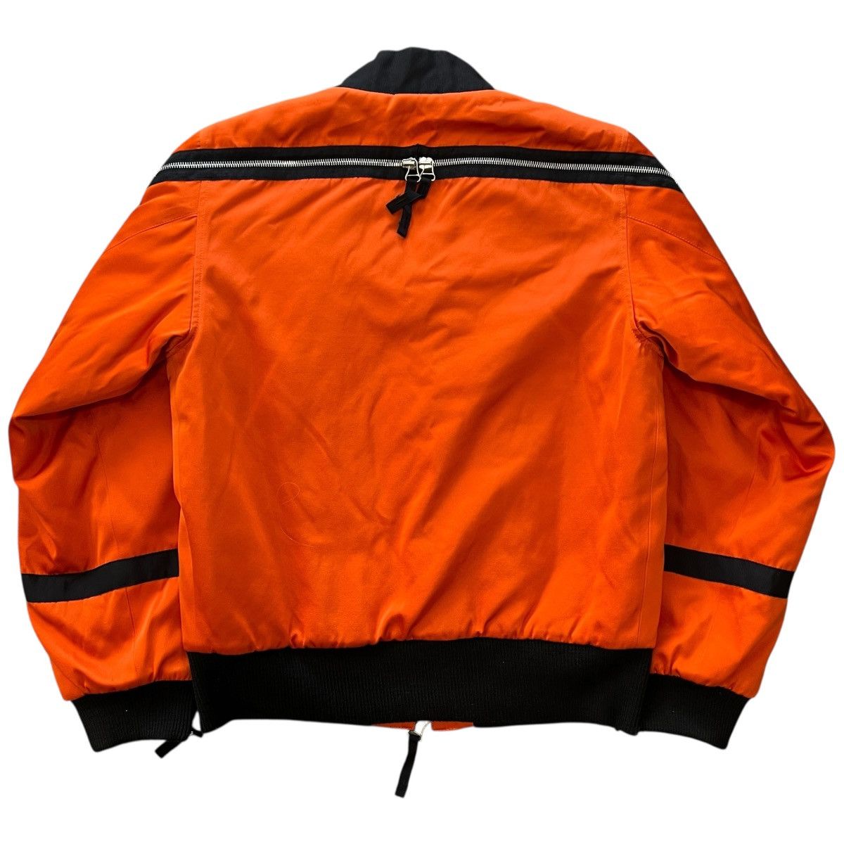 Dries Van Noten DRIES VAN NOTEN 2014AW Orange Back Zip-up Bomber Jacket Size US XS / EU 42 / 0 - 6 Thumbnail