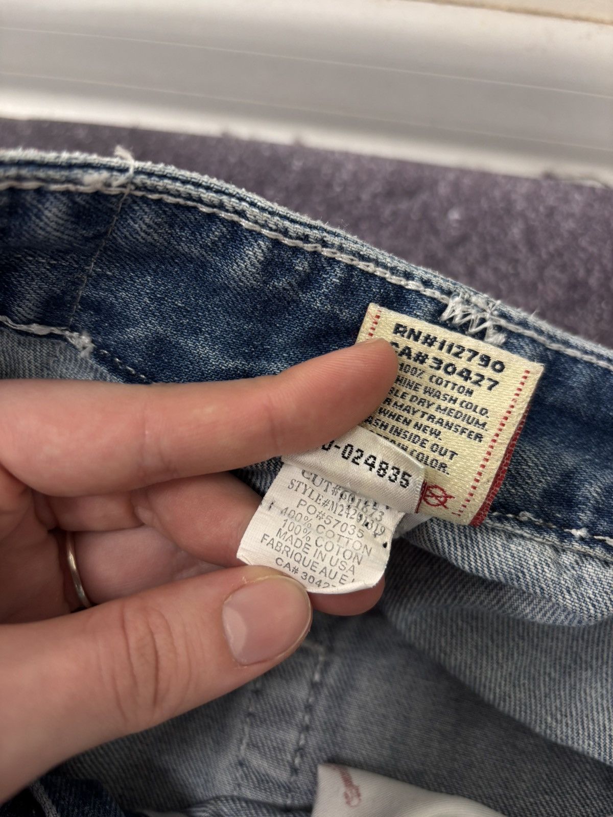 True Religion True Religion NWT Joey Super T Men’s Washed Blue Denim Jeans Size US 36 / EU 52 - 14 Thumbnail