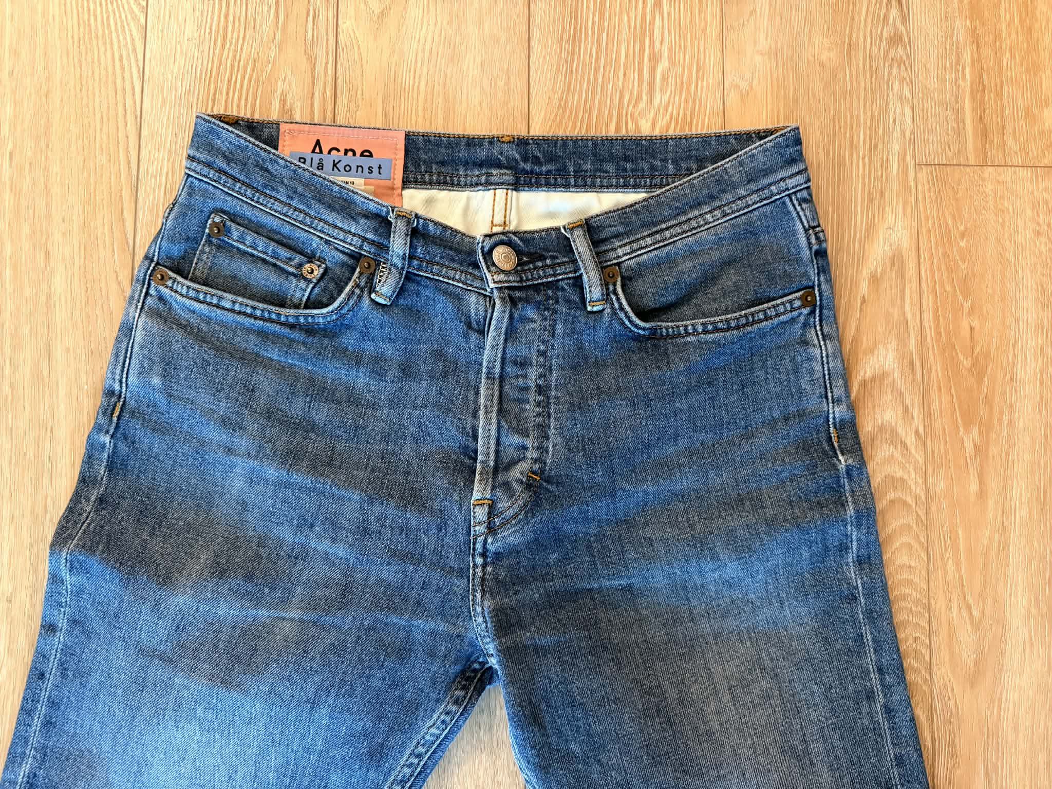 Acne Studios Acne Studios River Jeans in Mid Blue (28x30) Size US 28 / EU 44 - 4 Thumbnail