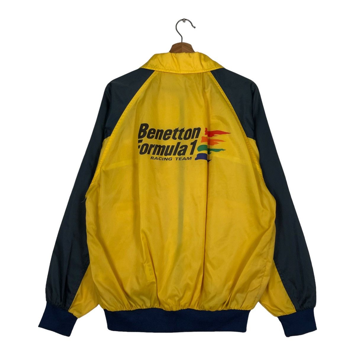 Vintage 🔥VINTAGE BOMBER JACKET BENETTON FORMULA 1 RACING TEAM Size US M / EU 48-50 / 2 - 2 Thumbnail