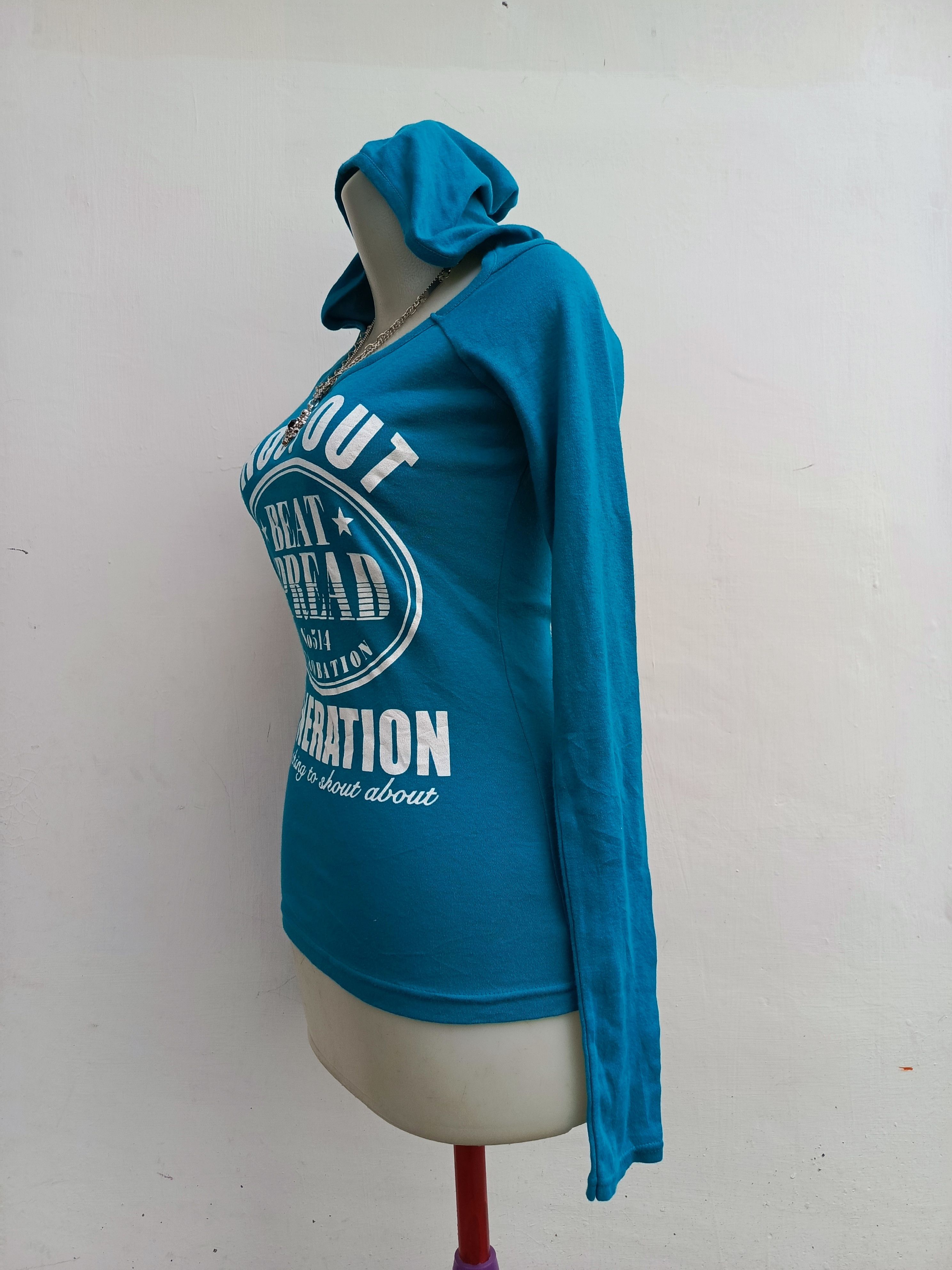 Japanese Brand GRASS.M Beat Spread Hooded Long Sleeve Tee Size M / US 6-8 / IT 42-44 - 6 Thumbnail