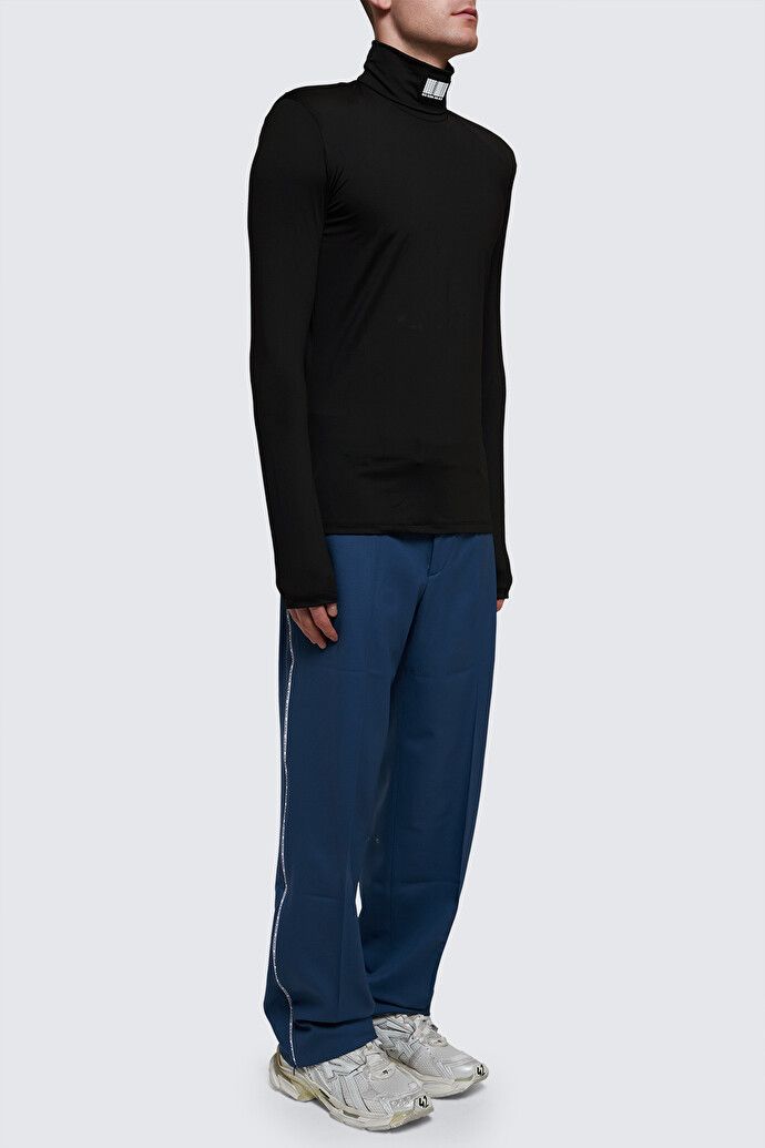 Vetements o1y0924 Turtleneck Sweater in Black Size US L / EU 52-54 / 3 - 3 Thumbnail