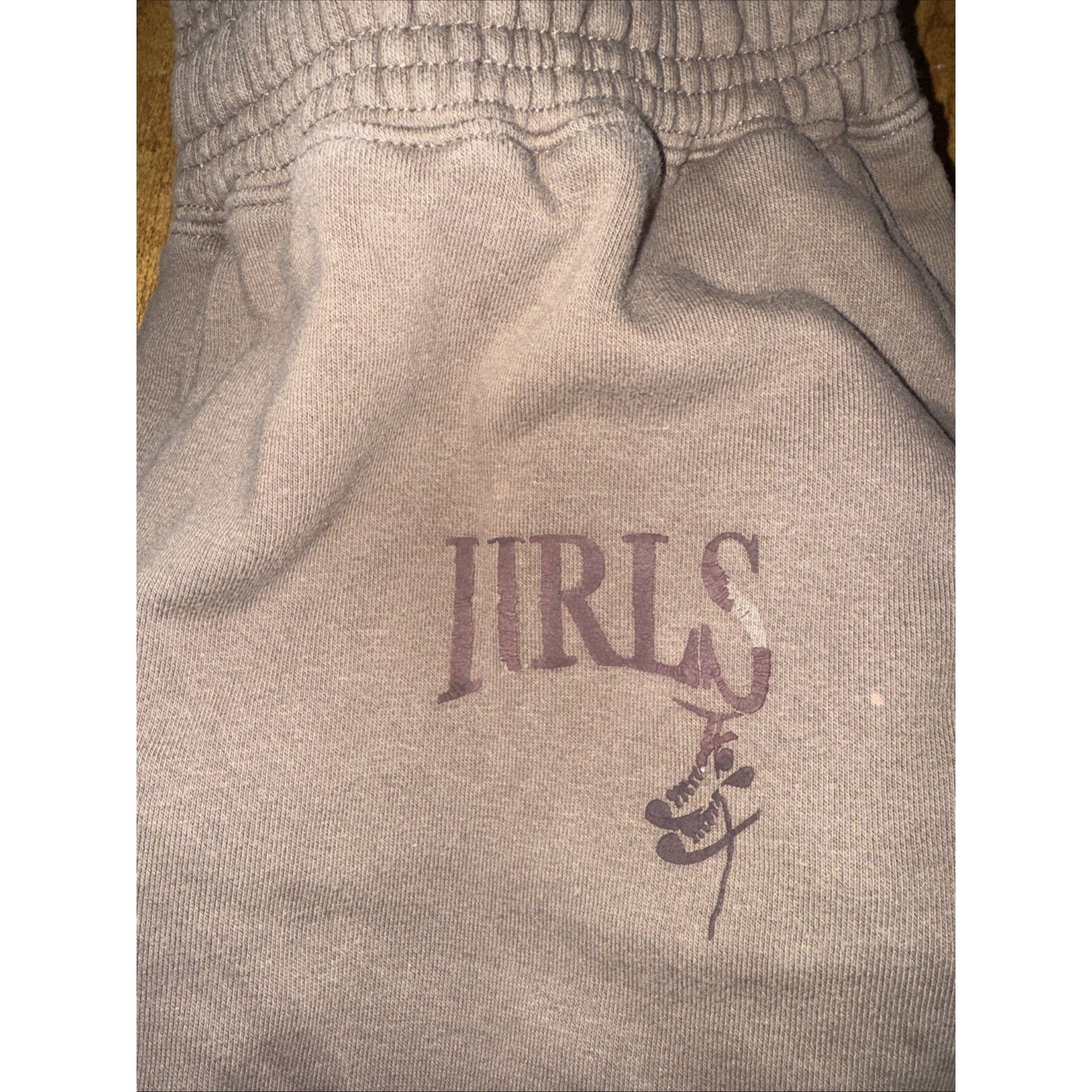 Japanese Brand Hood Raised Taupe Heavyweight Jogger Sweatpants Large 34x30 Size US 34 / EU 50 - 2 Thumbnail