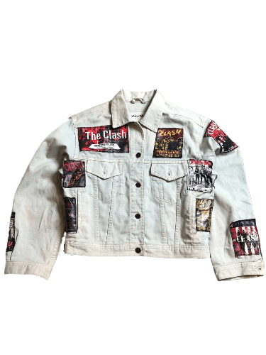 Eddie Bauer Vintage Eddie Bauer Big Y2K Logo Denim Jacket Size M Size US M / EU 48-50 / 2 - 1 Thumbnail