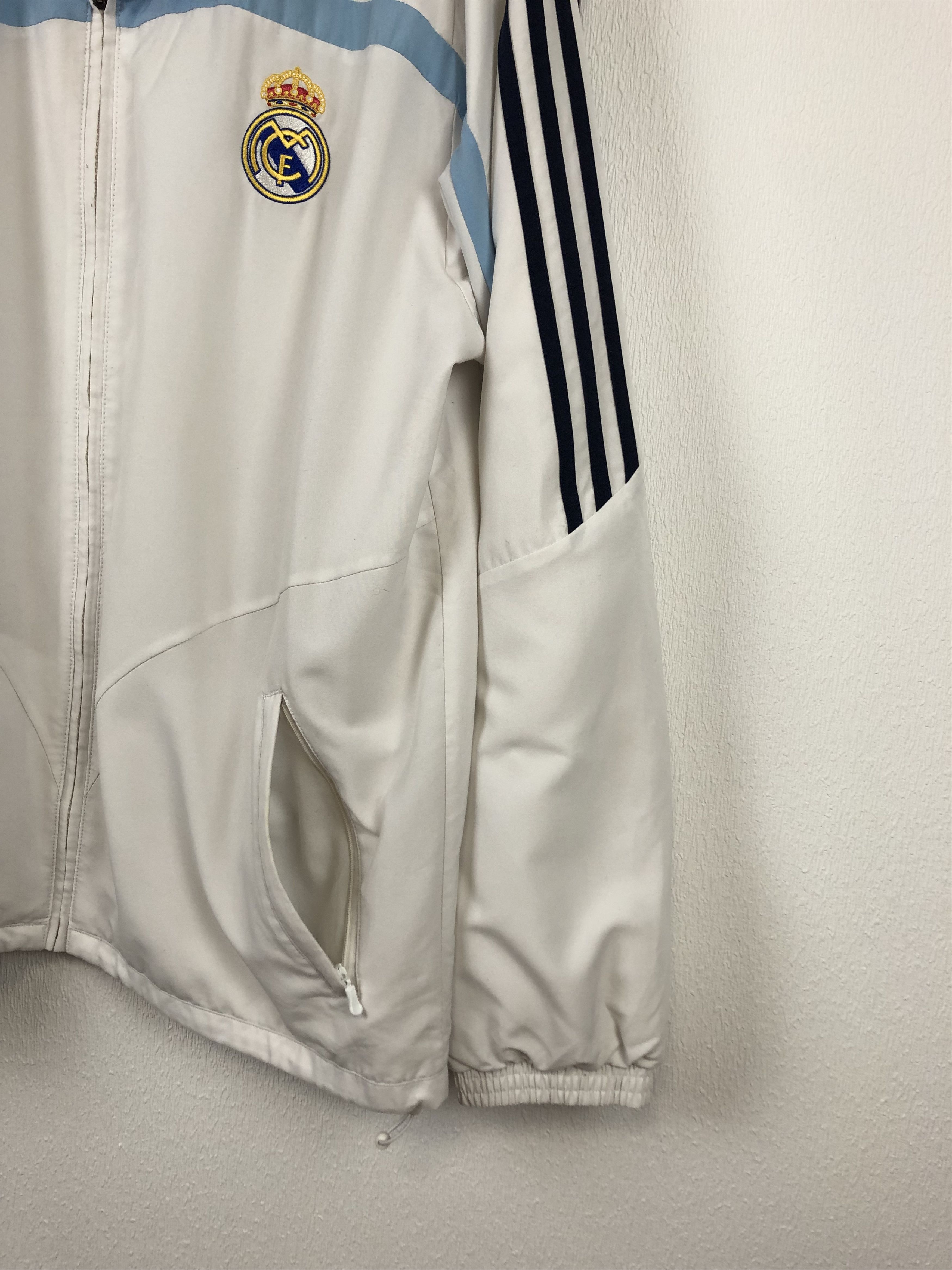 Adidas Vintage Real Madrid Football Jacket Soccer Track Top Rare Size US L / EU 52-54 / 3 - 7 Thumbnail