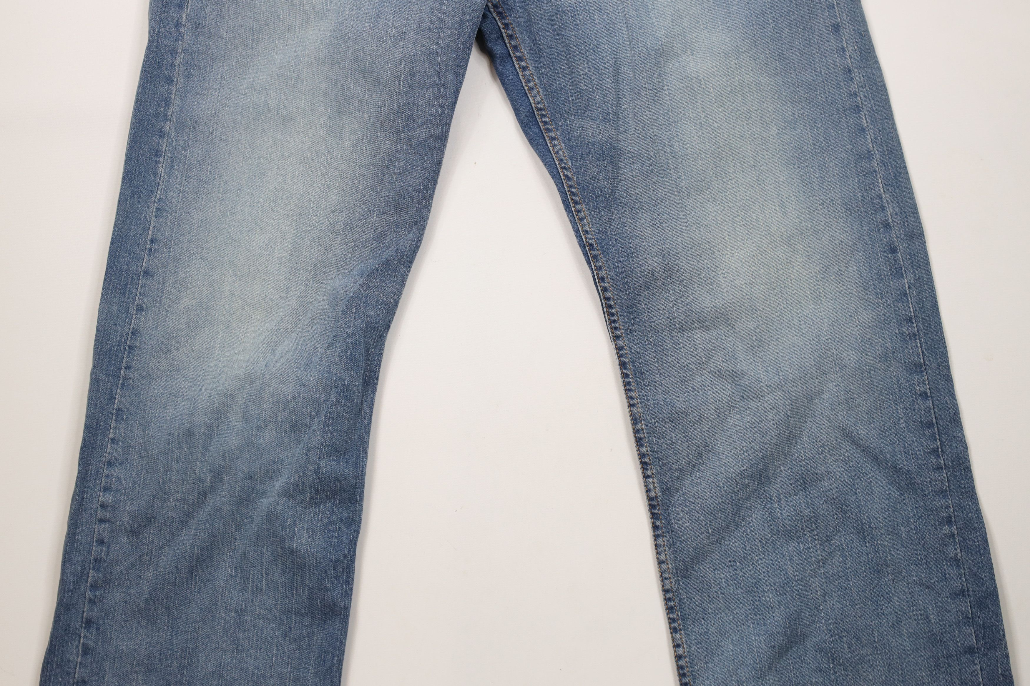 Levi's × Vintage Deadstock Vintage Y2K Levis 569 Straight Wide Leg Jeans Blue Size US 38 / EU 54 - 3 Thumbnail