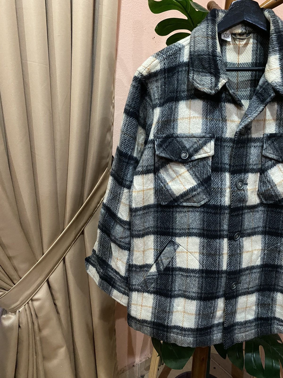 Vintage Vintage A34 Plaid Wool Shirt Jacket - Heavyweight Workwear Size US S / EU 44-46 / 1 - 6 Thumbnail
