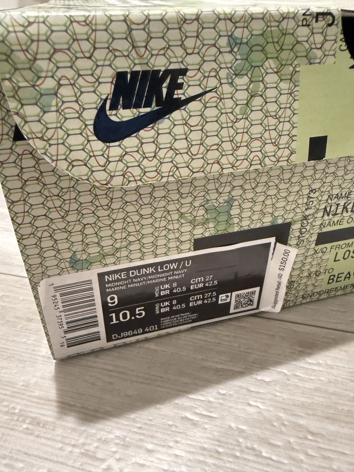 Nike Nike Dunk Low - ‘Passport Pack -Pistachio’ Size US 9 / EU 42 - 7 Thumbnail