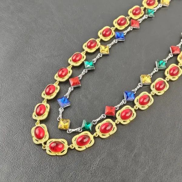 VIBE Multicolored Agate Pants Chain Size ONE SIZE - 5 Thumbnail
