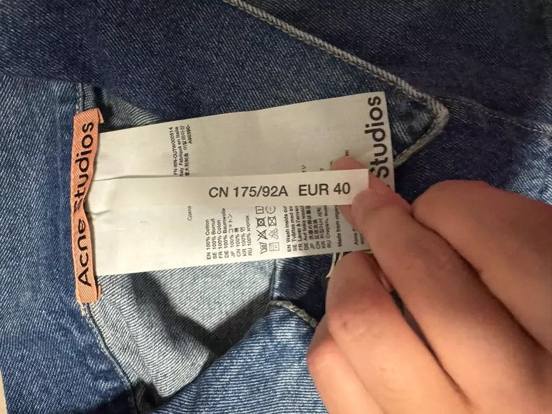 Acne Studios acne studios Bat-sleeve denim jacket 2504-Nextarrow Size US XXS / EU 40 - 4 Thumbnail