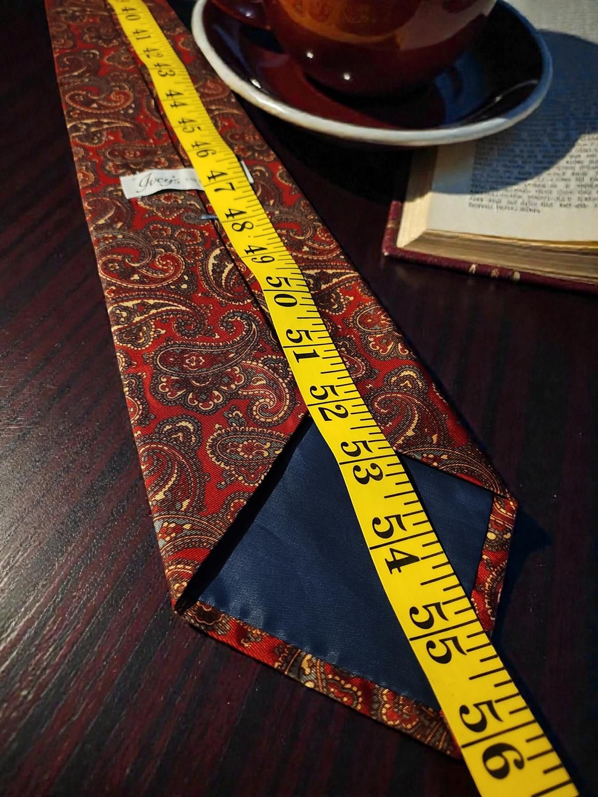 Other Vintage Paisley Pattern Men's Tie by Ivey's Men's Store Size ONE SIZE - 4 Thumbnail