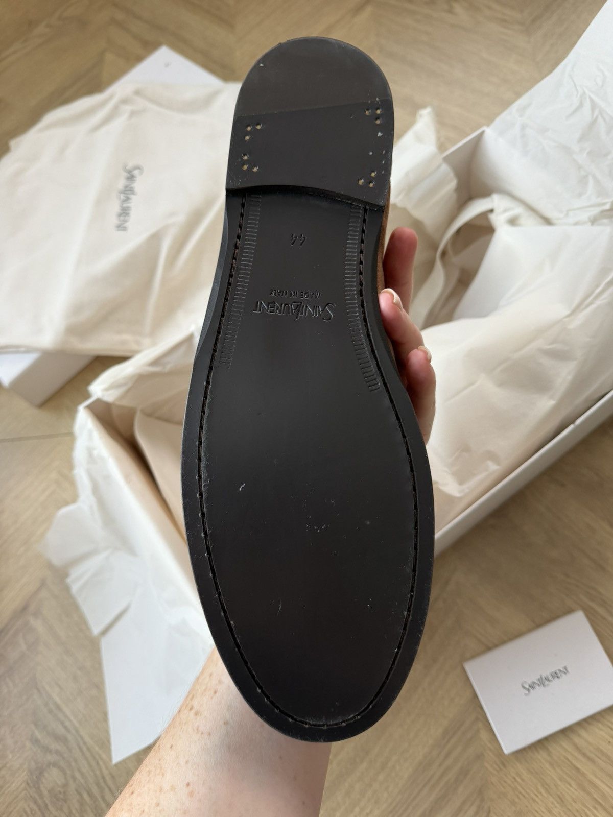 Saint Laurent Paris Saint laurent loafers Size US 11 / EU 44 - 17 Thumbnail