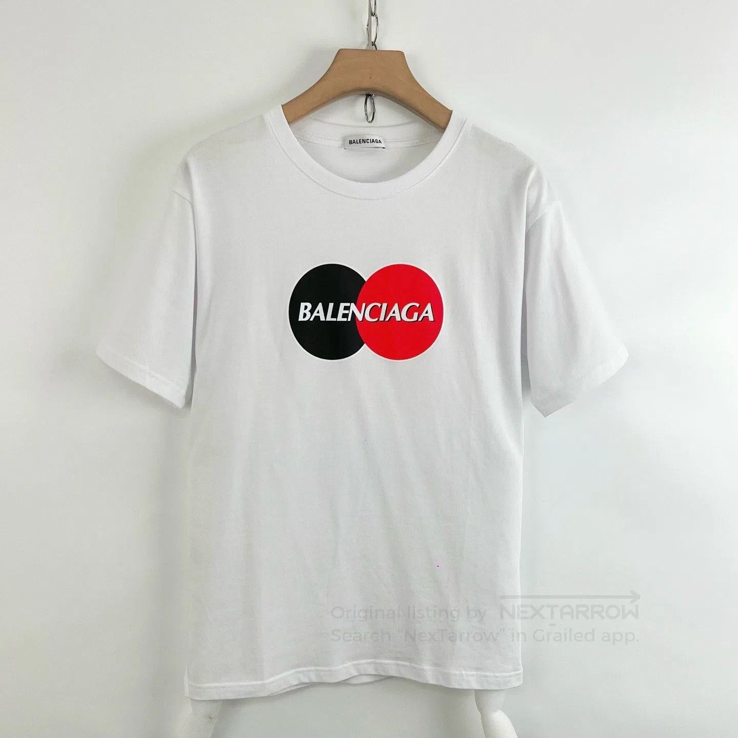 Balenciaga Balenciaga Classic Logo Print Crew Neck T-shirt. Size S / US 4 / IT 40 - 1 Thumbnail