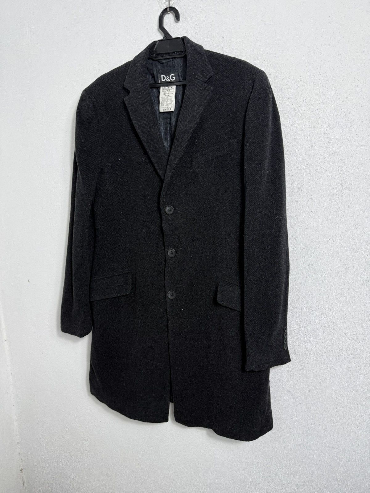 Dolce & Gabbana Dolce & Gabbana Herigbone Long Coat Japan Market Only Rare Size US M / EU 48-50 / 2 - 3 Thumbnail