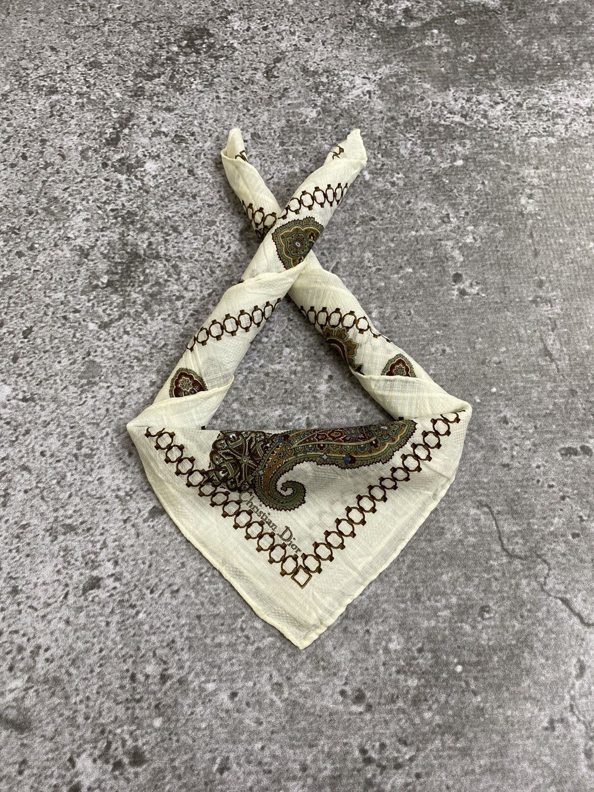 Christian Dior Monsieur Christian Dior Handkerchief / Bandana / Neckerchief Size ONE SIZE - 1 Thumbnail