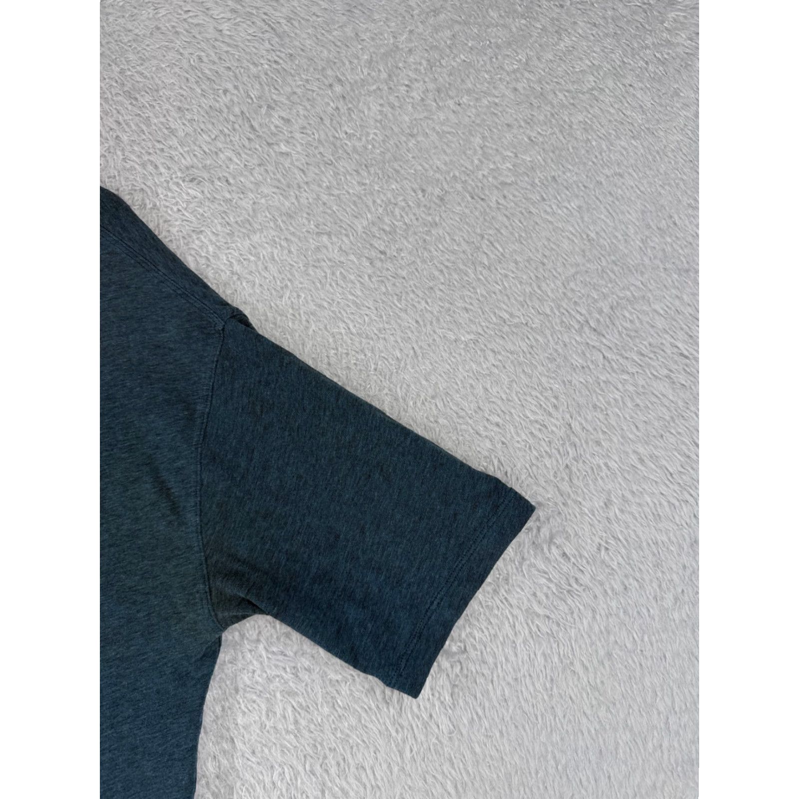 Lululemon Lululemon Shirt Women 8 Teal Heathered Short Sleeve Boat Neck READ ME Size M / US 6-8 / IT 42-44 - 3 Thumbnail