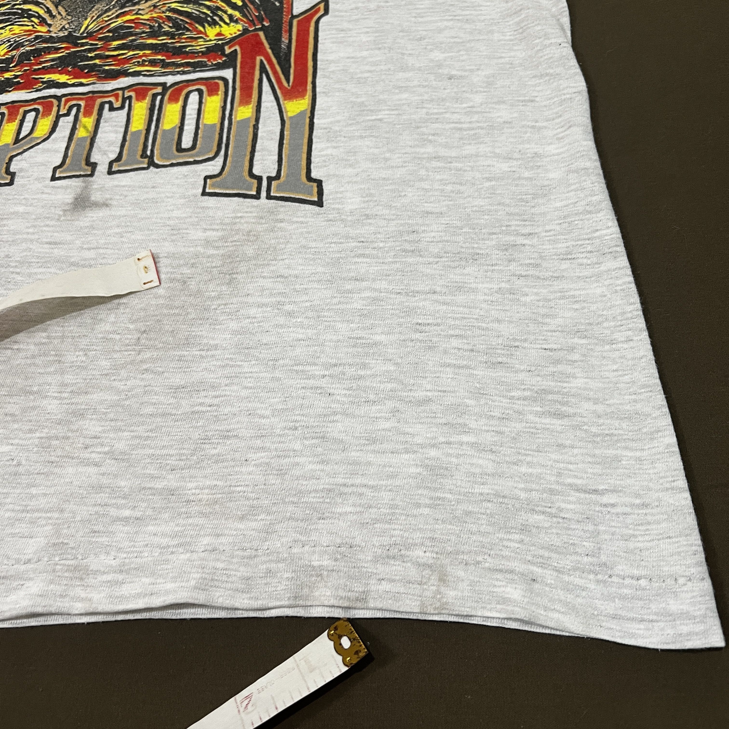 Vintage 90s eruption Fitness Promo Tee gym Bodybuilding