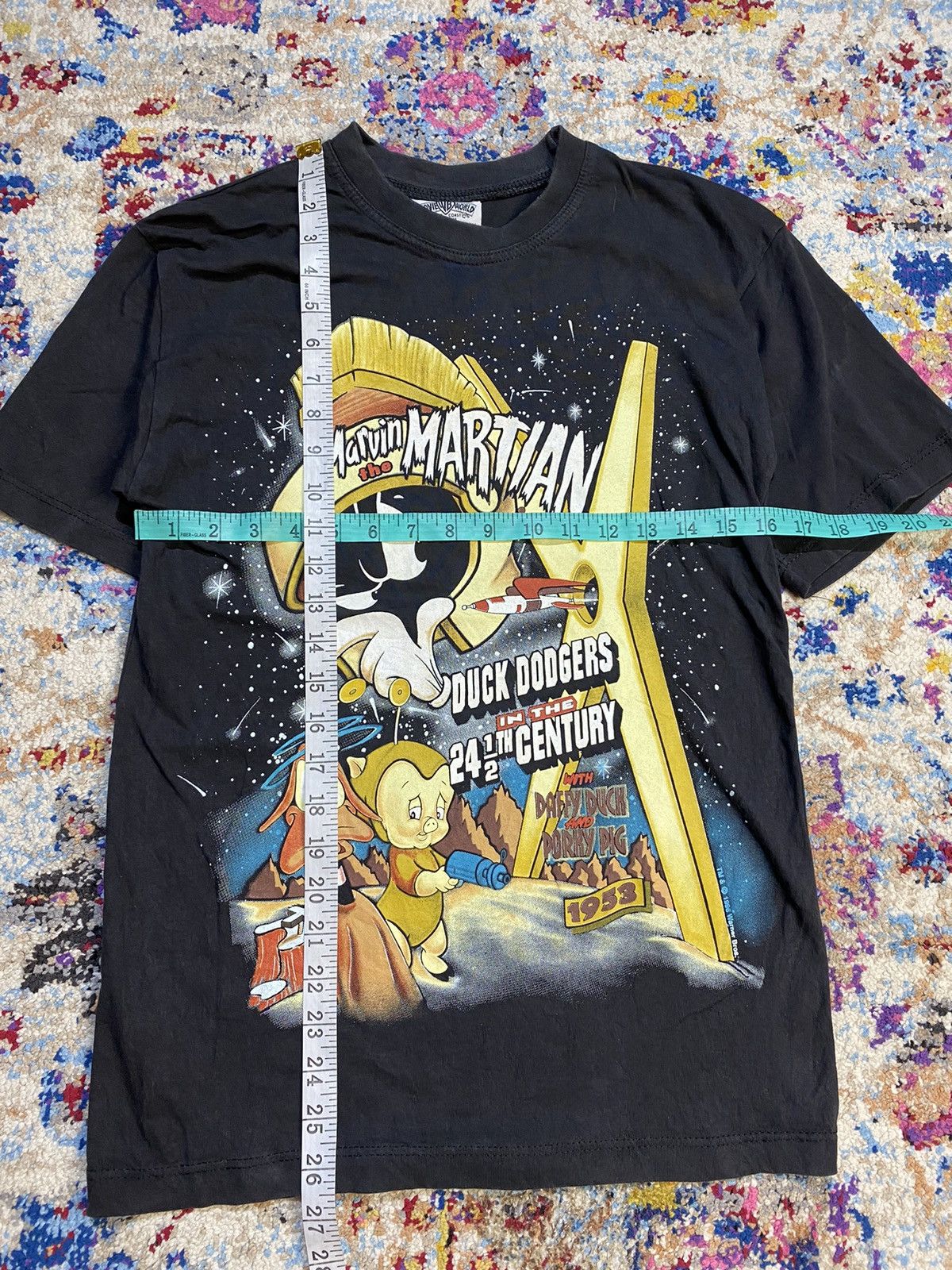 Vintage 1996 WB Movie World Duck Dodgers In The 24½th Century Size US S / EU 44-46 / 1 - 8 Thumbnail