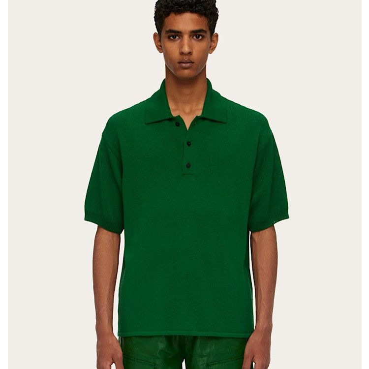 Salvatore Ferragamo o1s1rm0126 Polo Shirt in Green Size US S / EU 44-46 / 1 - 2 Thumbnail