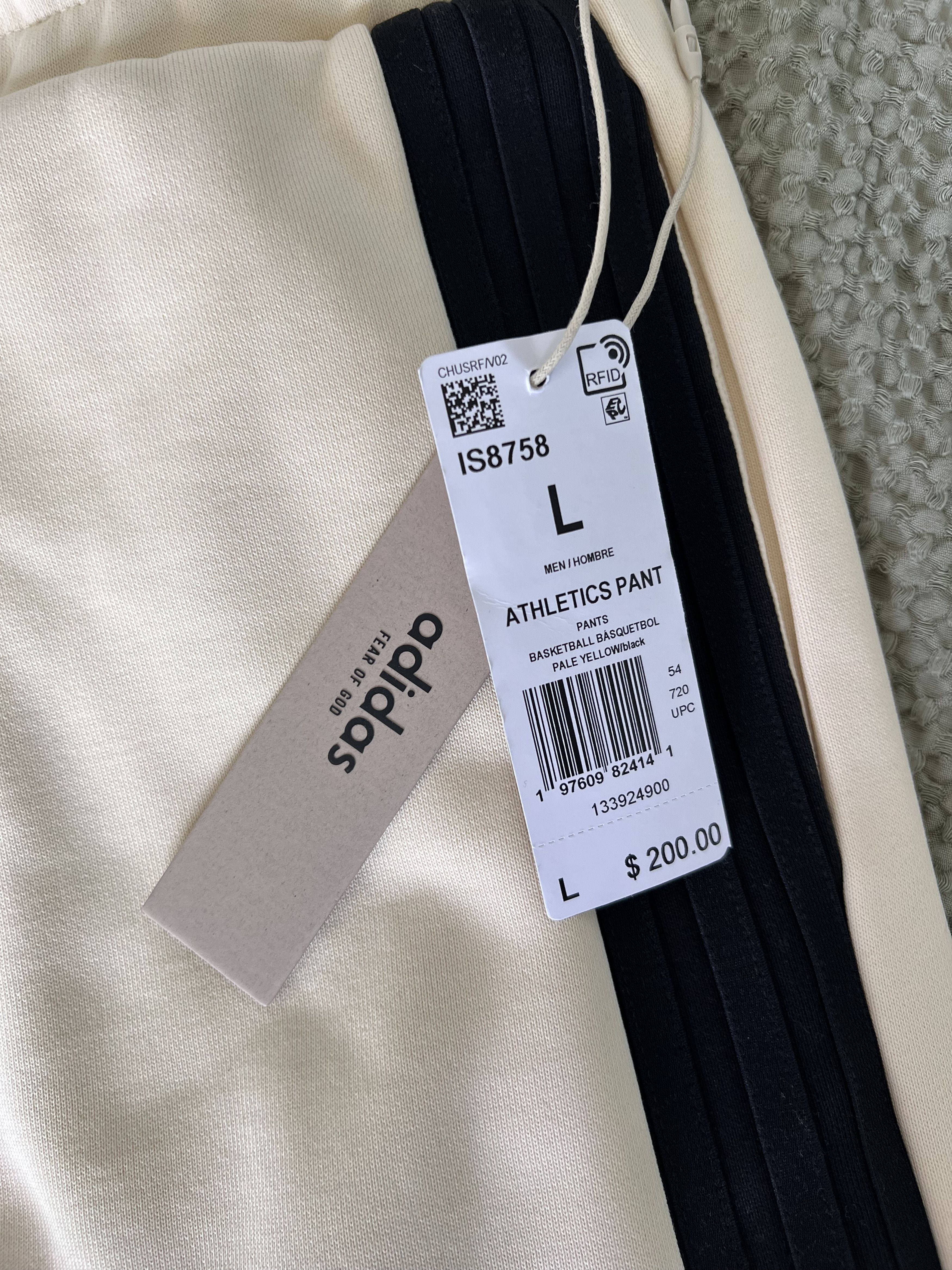 Adidas × Fear of God Adidas Fear of God Athletics Heavy Fleece Sweatpants Cream Size US 34 / EU 50 - 9 Thumbnail