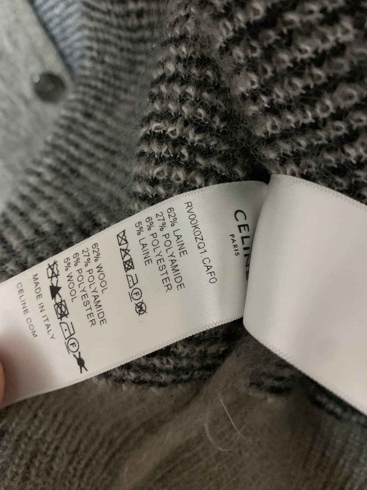 Celine CELINE 24AW HEDI BRUSHED CARDIGAN XL Size US XL / EU 56 / 4 - 3 Thumbnail