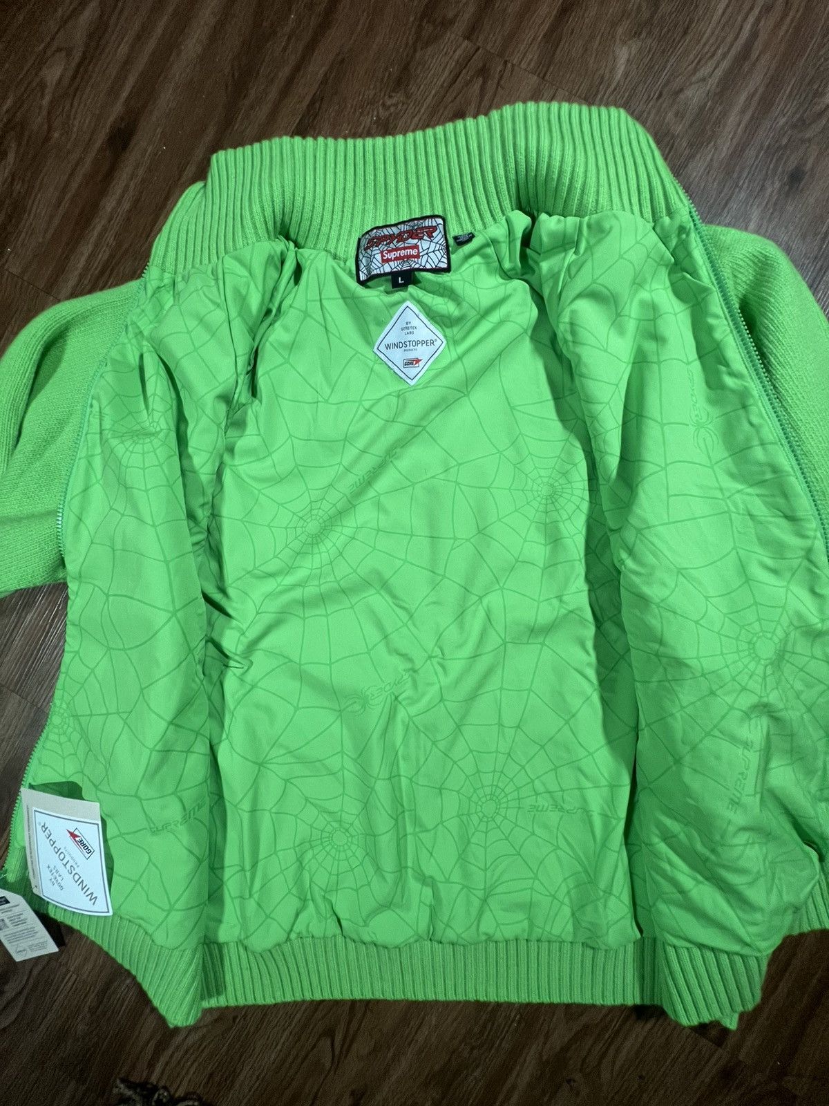 Goretex Supreme Spyder Zip Up Sweater Windstopper GoreTex Labs Size US L / EU 52-54 / 3 - 3 Thumbnail