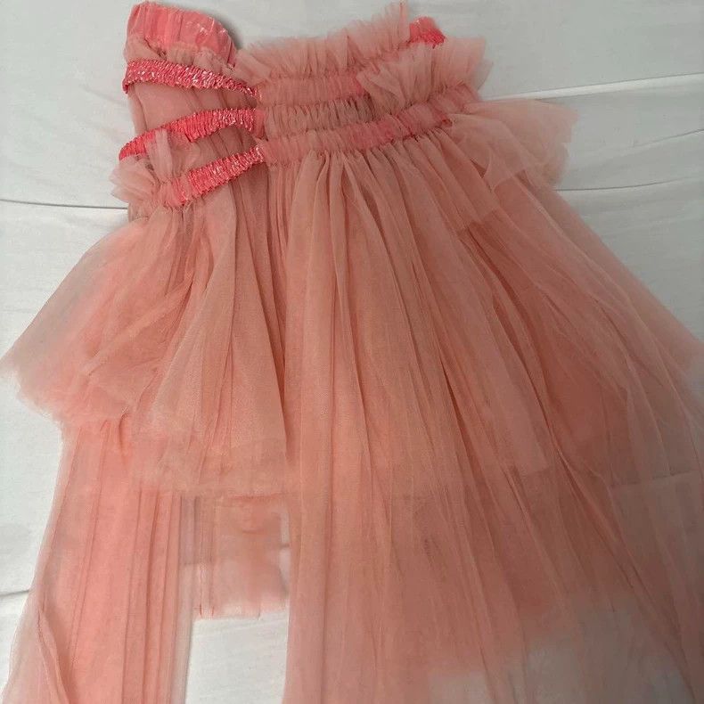 Comme des Garcons Comme des Garcons size S Pink retro yarn yarn overskirt Size 23" - 5 Thumbnail