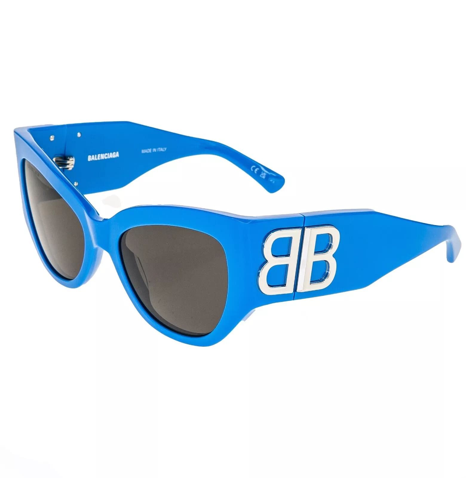 Balenciaga BALENCIAGA BOSSY Cat 0322 Blue Fashion Sunglass BB0322S 006 Size ONE SIZE - 4 Thumbnail