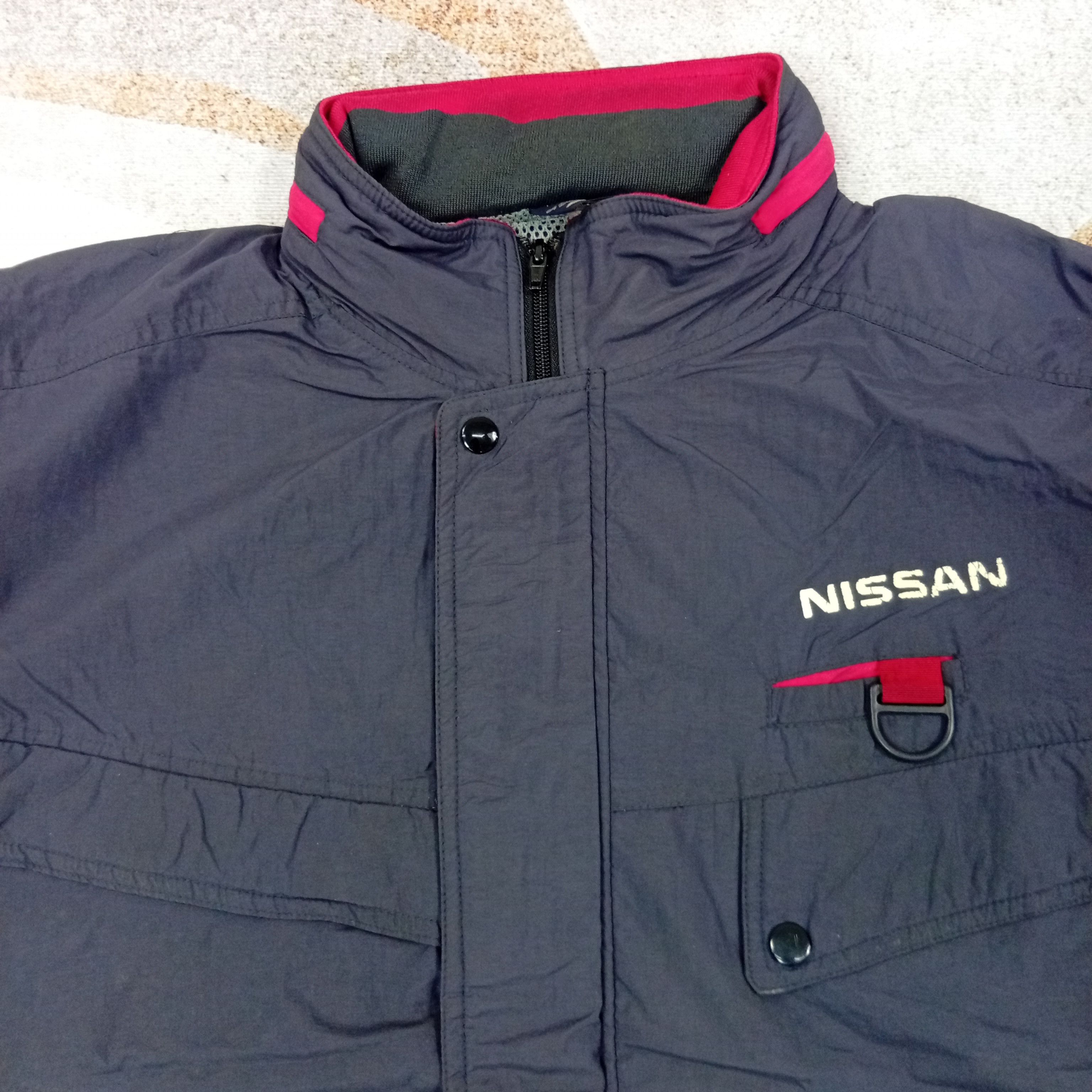 Japanese Brand × Vintage Nissan Motorsports Distressed Jacket c220n18 Size US XL / EU 56 / 4 - 4 Thumbnail