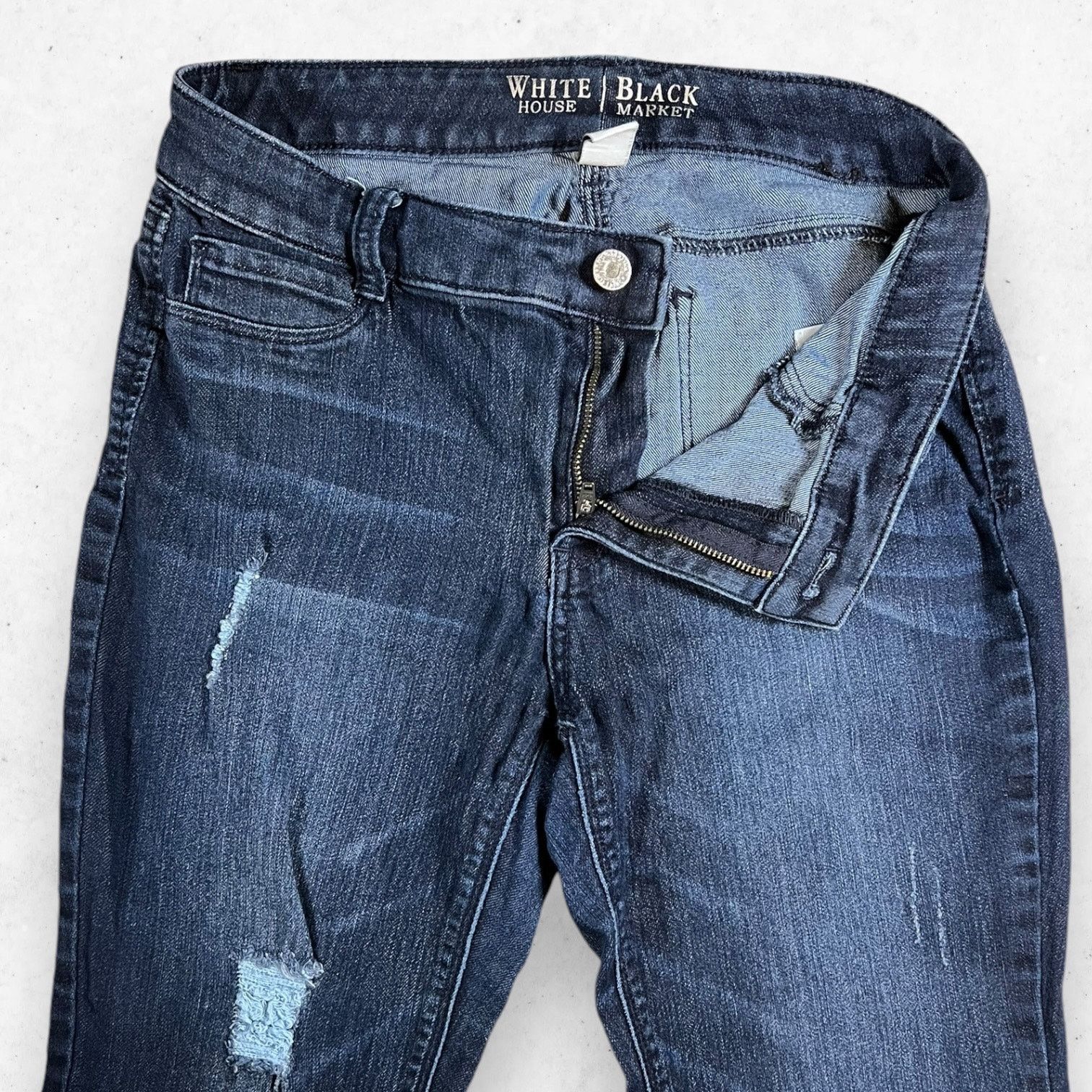 White House Black Market White House Black Market Jegging Jeans Women's Small Stretch Size 30" / US 8 / IT 44 - 4 Thumbnail