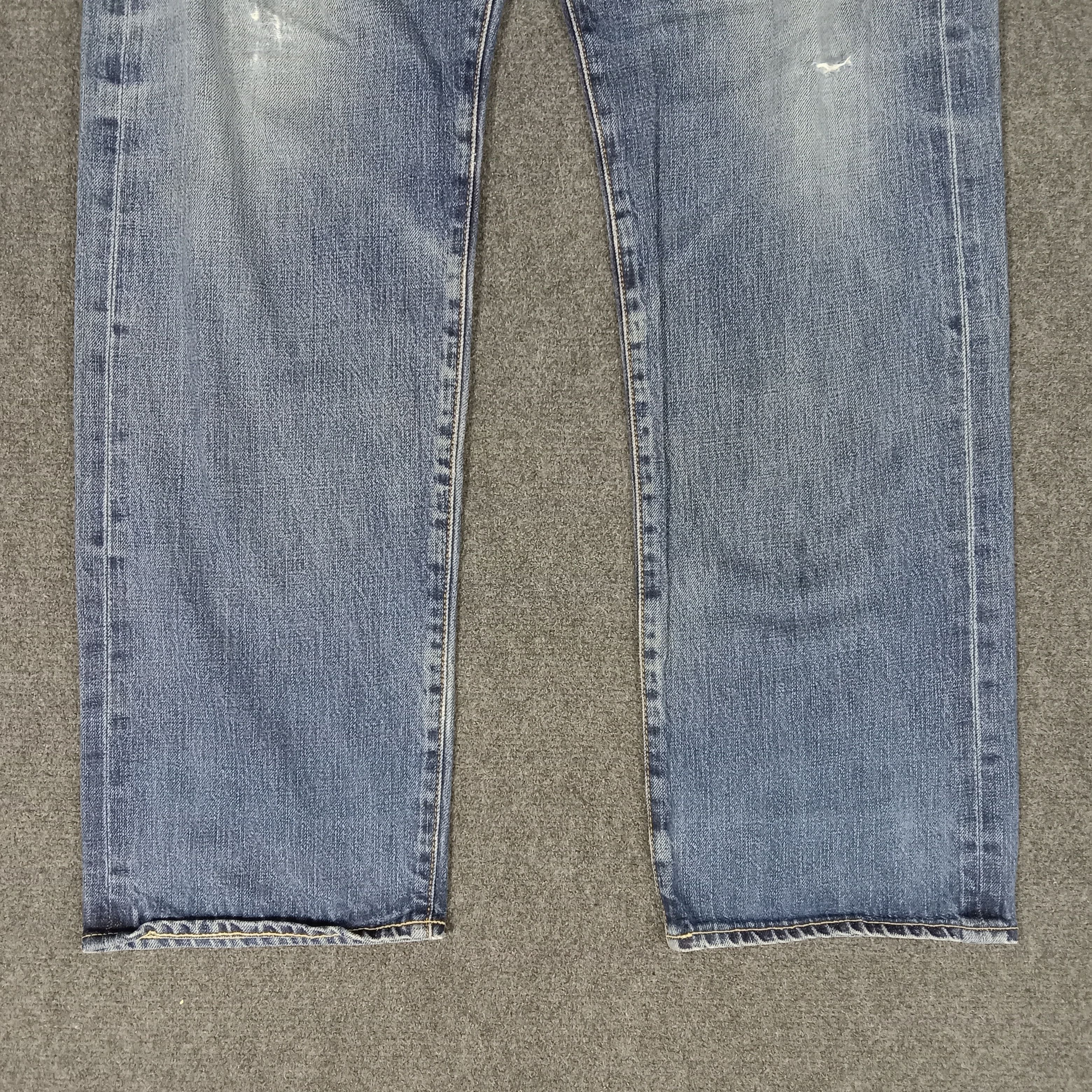 Stussy × Vintage Stussy American Streetwear Style Distressed Jeans Size US 34 / EU 50 - 9 Thumbnail