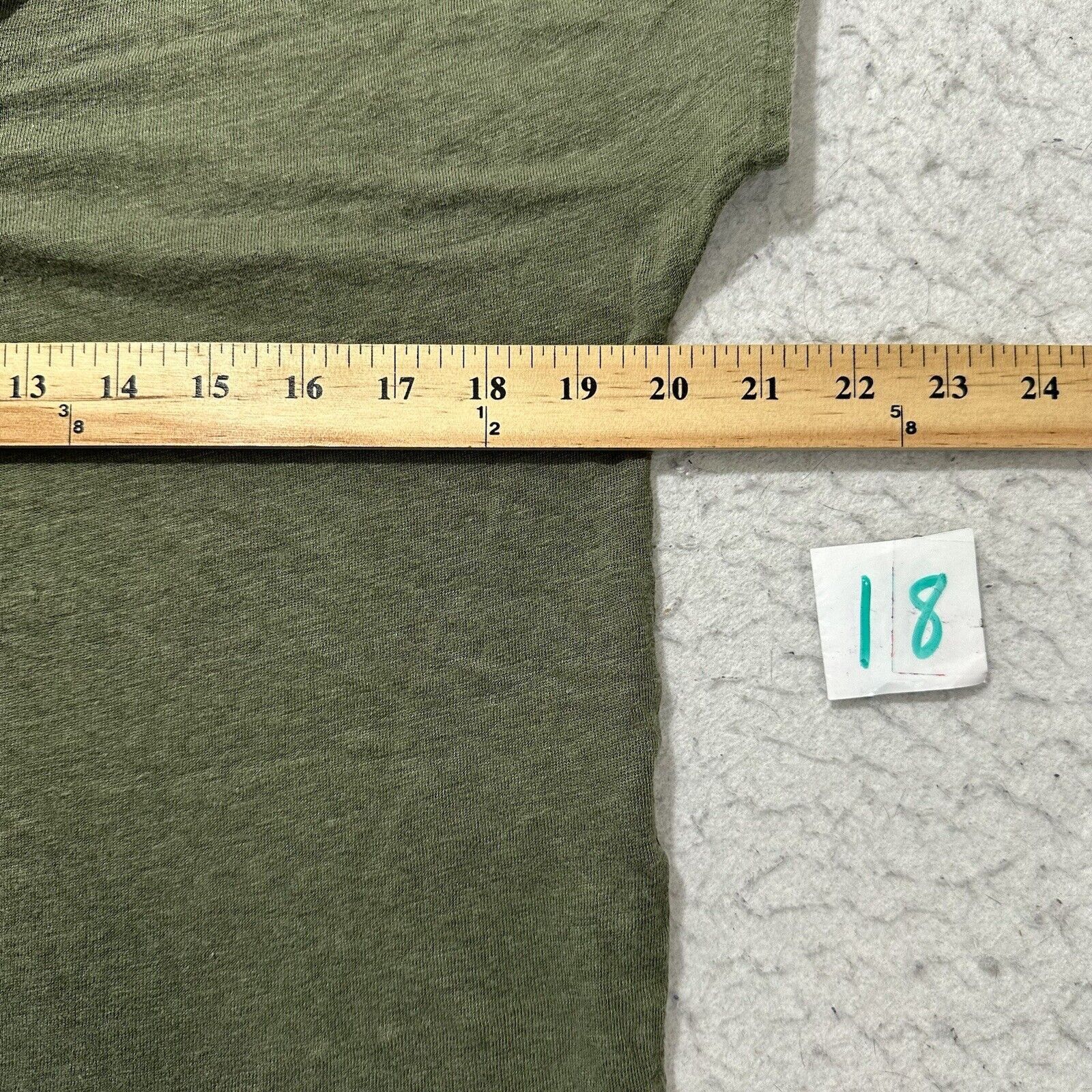 Chicos Chico's 1 Medium Olive Green Pure Linen Collared Polo Shirt Size M / US 6-8 / IT 42-44 - 8 Thumbnail