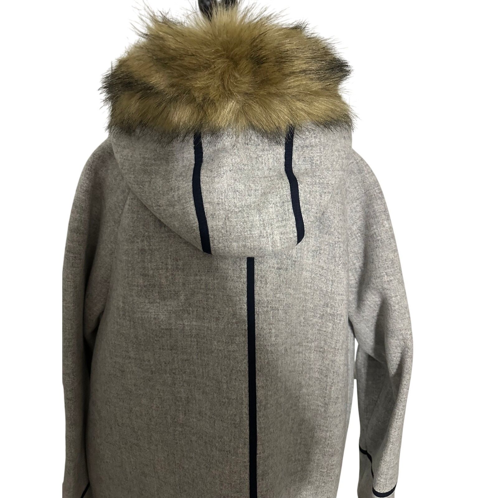 J.Crew J. Crew Petite Summit Parka in Italian Stadium-Cloth Wool Size XL / US 12-14 / IT 48-50 - 6 Thumbnail