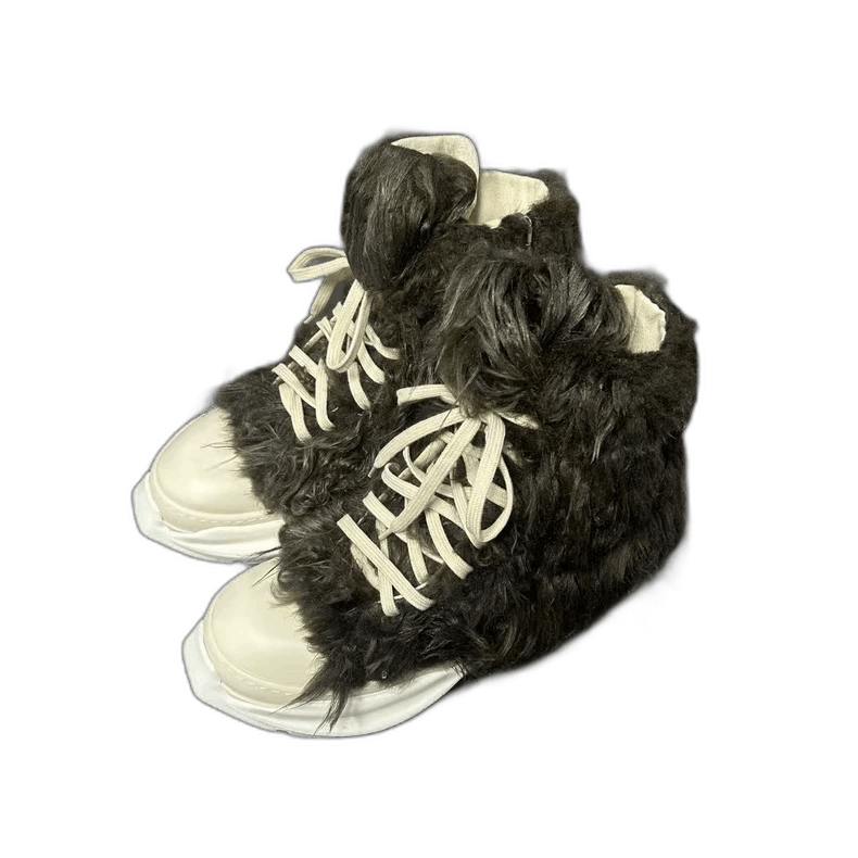 Rick Owens Rick Owens's latest horsehair tank-sole large Converse shoe Size US 9.5 / EU 42-43 - 1 Thumbnail