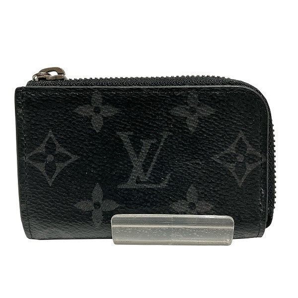 Louis Vuitton Louis Vuitton Louis Vuitton Portemonnaie Jour Monogram Eclipse Coin Case Textile Coin Case M63536 DUTY FREE for USA Size ONE SIZE - 1 Thumbnail