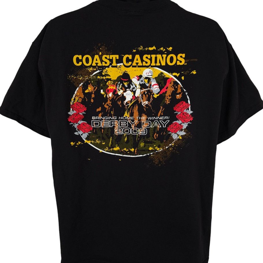 Delta Kentucky Derby Day T Shirt Mens Size XL Black 2009 Sams Town Size US XL / EU 56 / 4 - 1 Thumbnail
