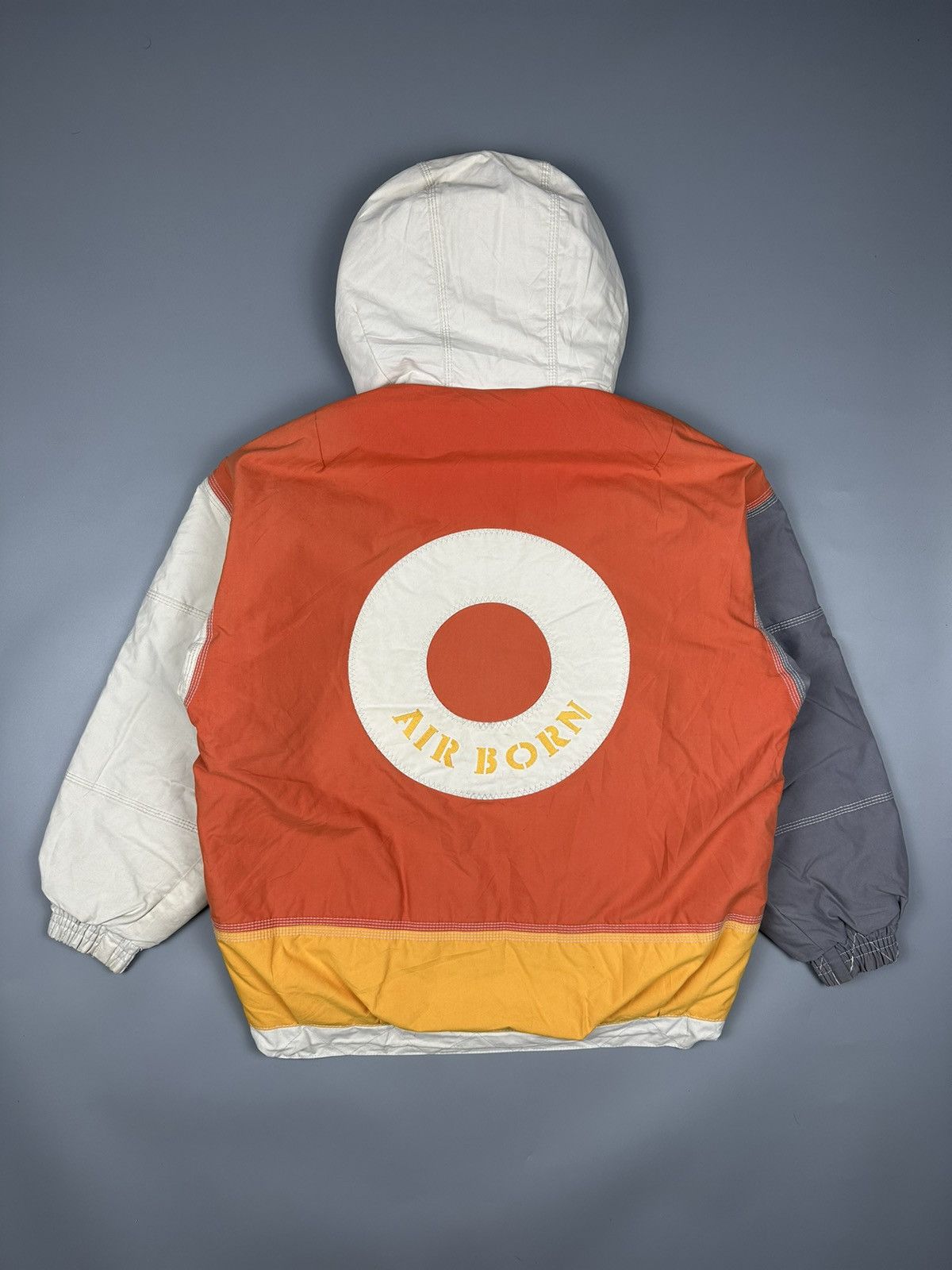 Japanese Brand Vintage Airborn OX Hoodie Jacket Size US L / EU 52-54 / 3 - 2 Thumbnail