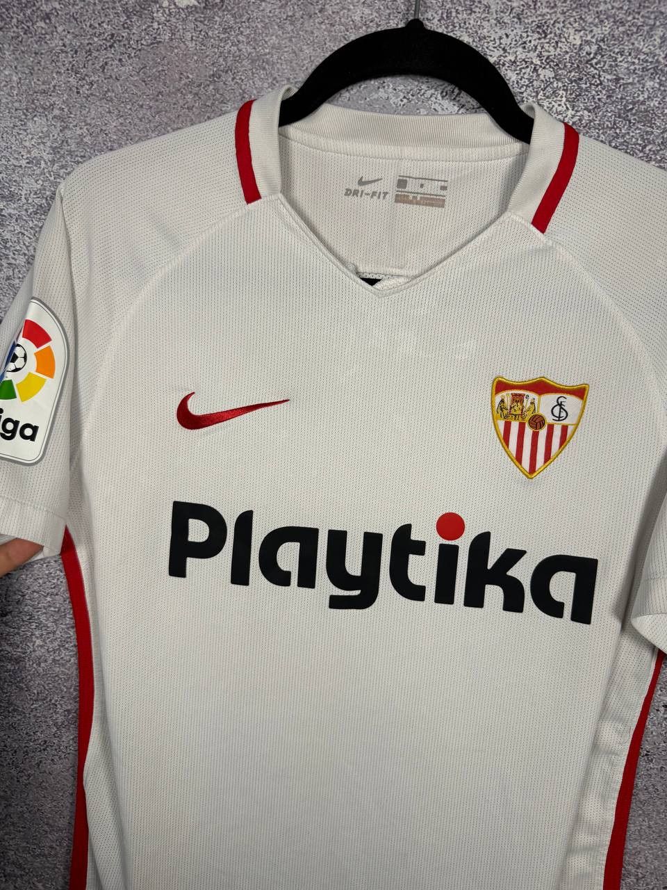 Nike Vintage Sevilla 2018/19 Nike Home Soccer Jersey Small Size US S / EU 44-46 / 1 - 7 Thumbnail