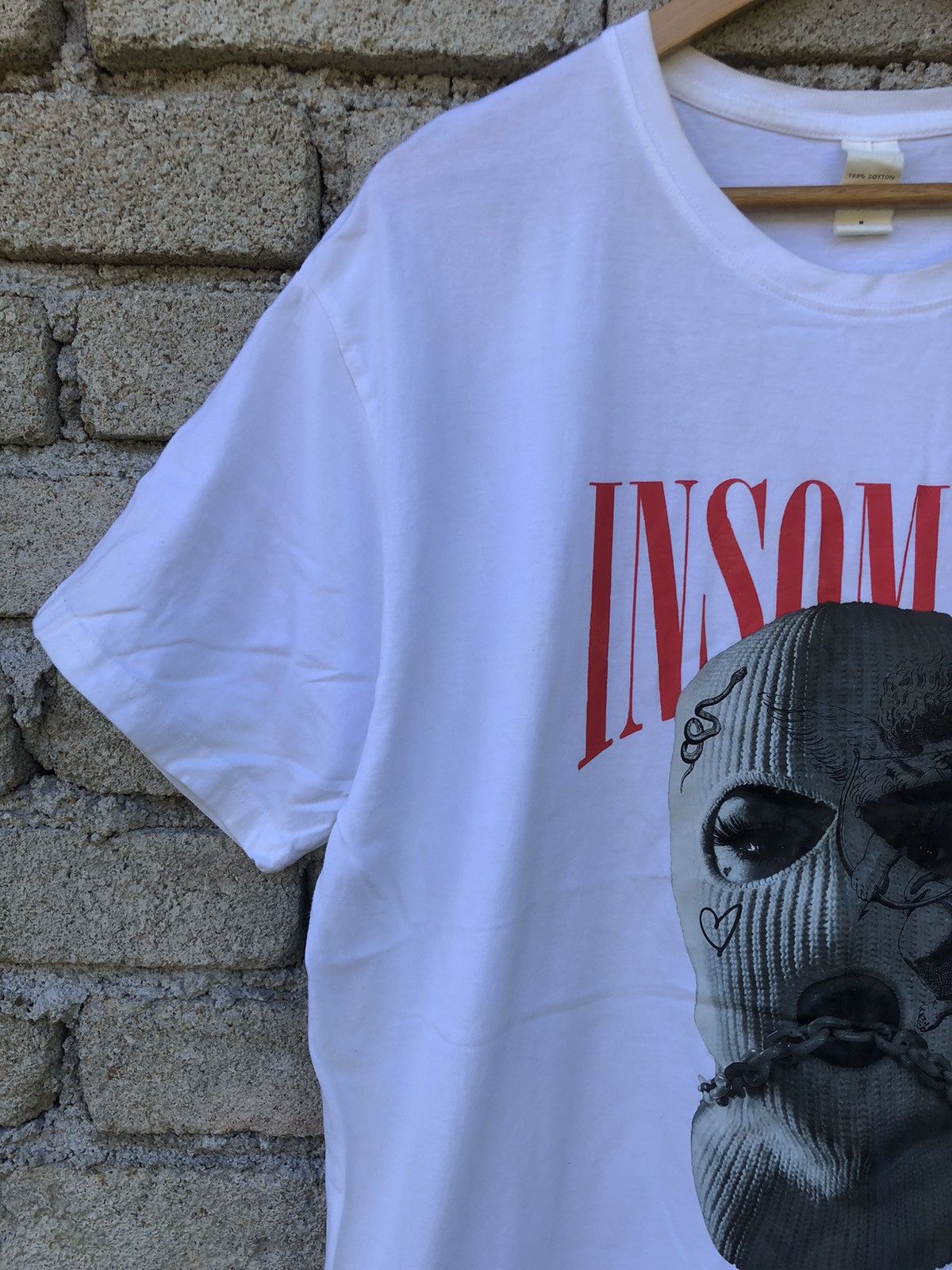 Japanese Brand Japanese Brands Streetwear Insomnia Balaclava Man Tshirt Size US L / EU 52-54 / 3 - 6 Thumbnail