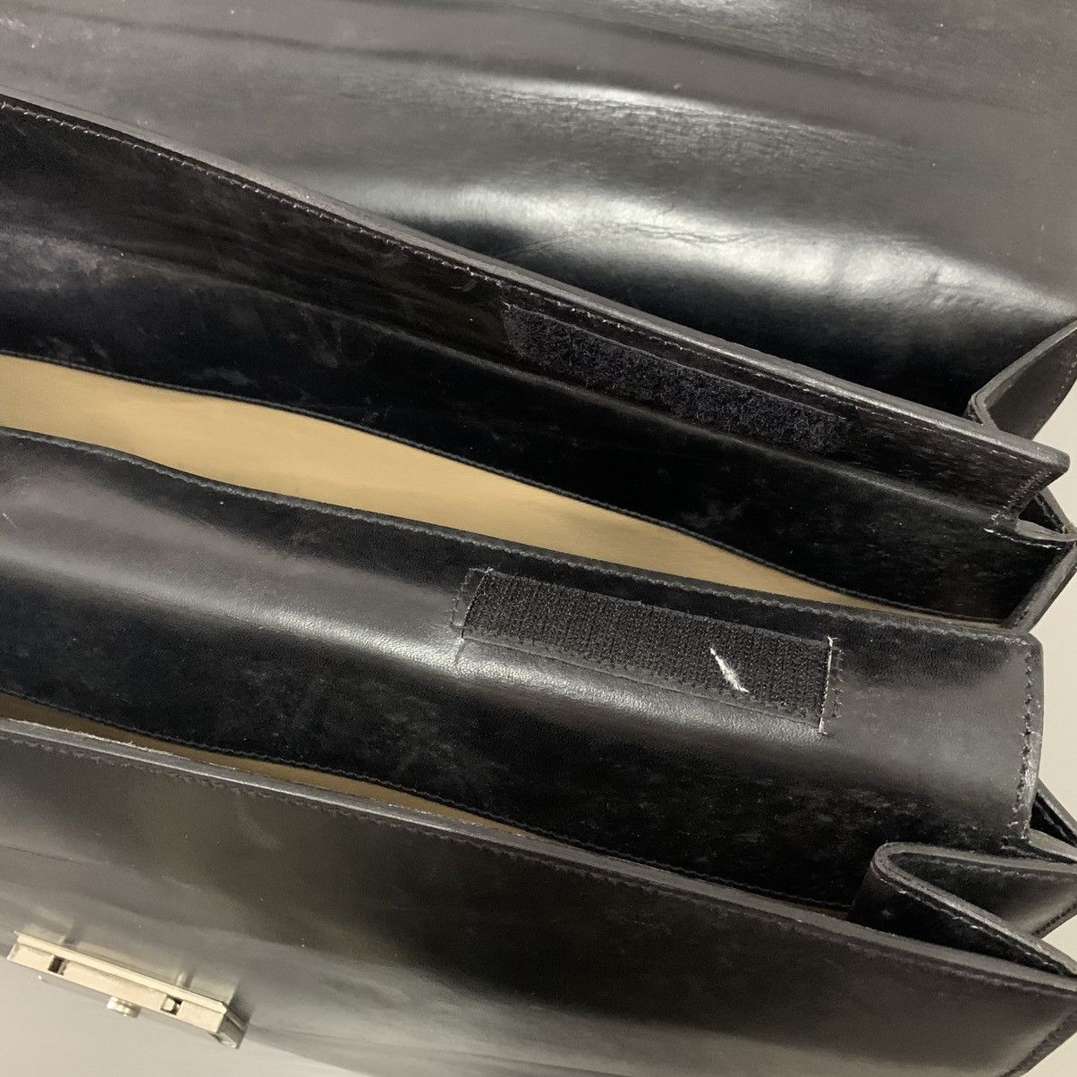 Prada Prada Vintage Leather Briefcase Bag Size ONE SIZE - 13 Thumbnail