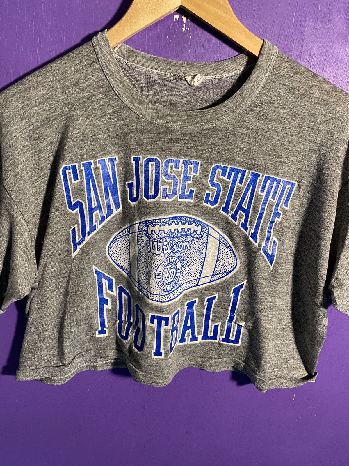 Other Vintage 70s San jose state football crop top Size XL / US 12-14 / IT 48-50 - 3 Thumbnail