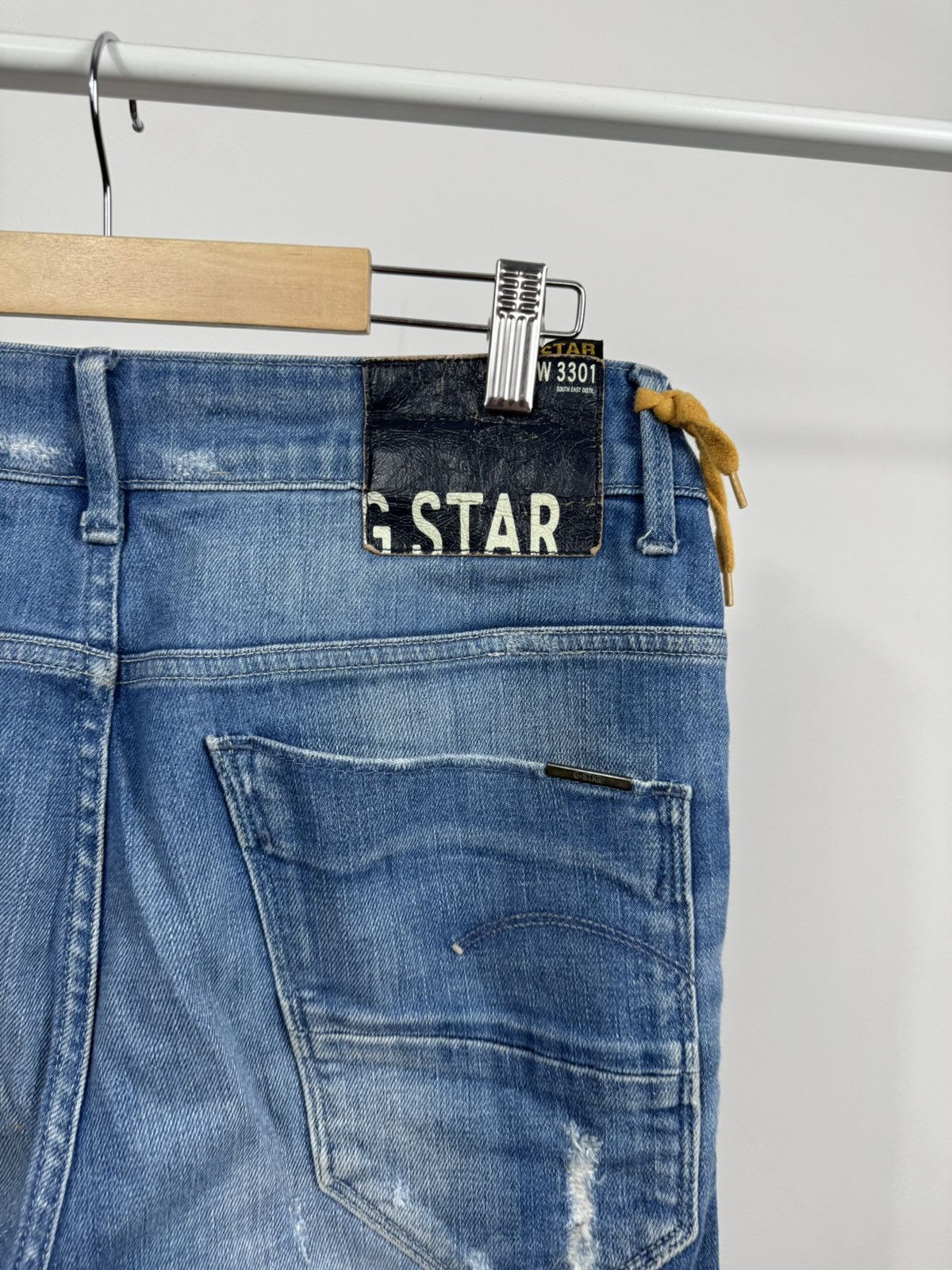 G-Star G-Star RAW Arc 3D Loose Tapered Jeans Fade Denim W32 Size US 32 / EU 48 - 4 Thumbnail