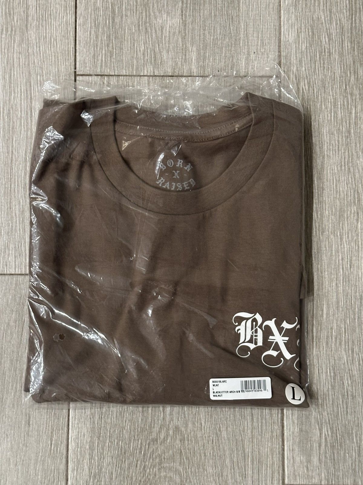 Born X Raised BORN X RAISED BlackLetter Arch Tee T-Shirt Walnut Sz L Large Size US L / EU 52-54 / 3 - 6 Thumbnail