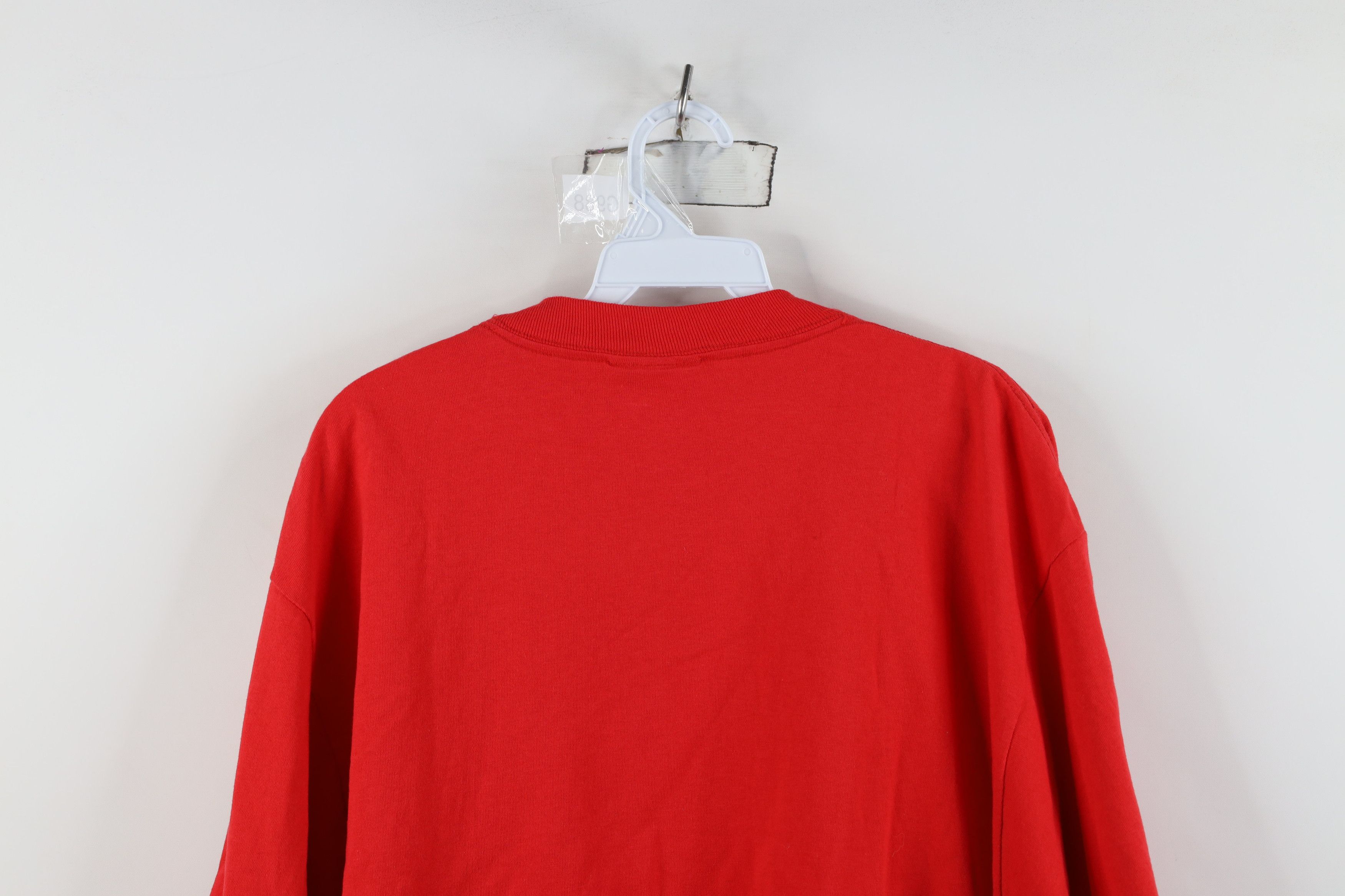 Coca Cola Vintage 90s Coca Cola Spell Cropped T-Shirt Red Cotton USA Size L / US 10 / IT 46 - 12 Thumbnail