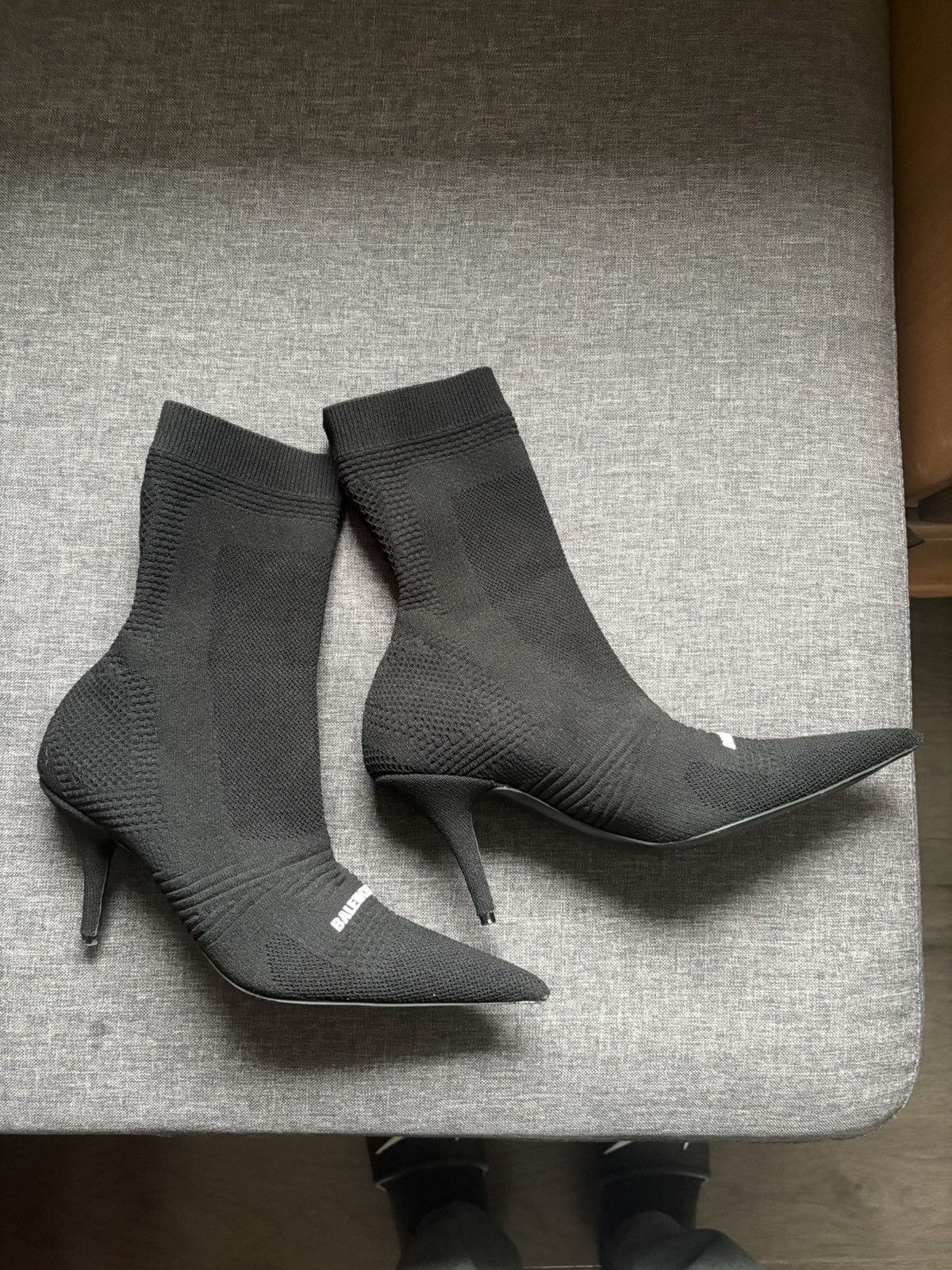 Balenciaga Balenciaga Women's Knife 2.0 Knit High Heel Booties Size US 9 / IT 39 - 5 Thumbnail