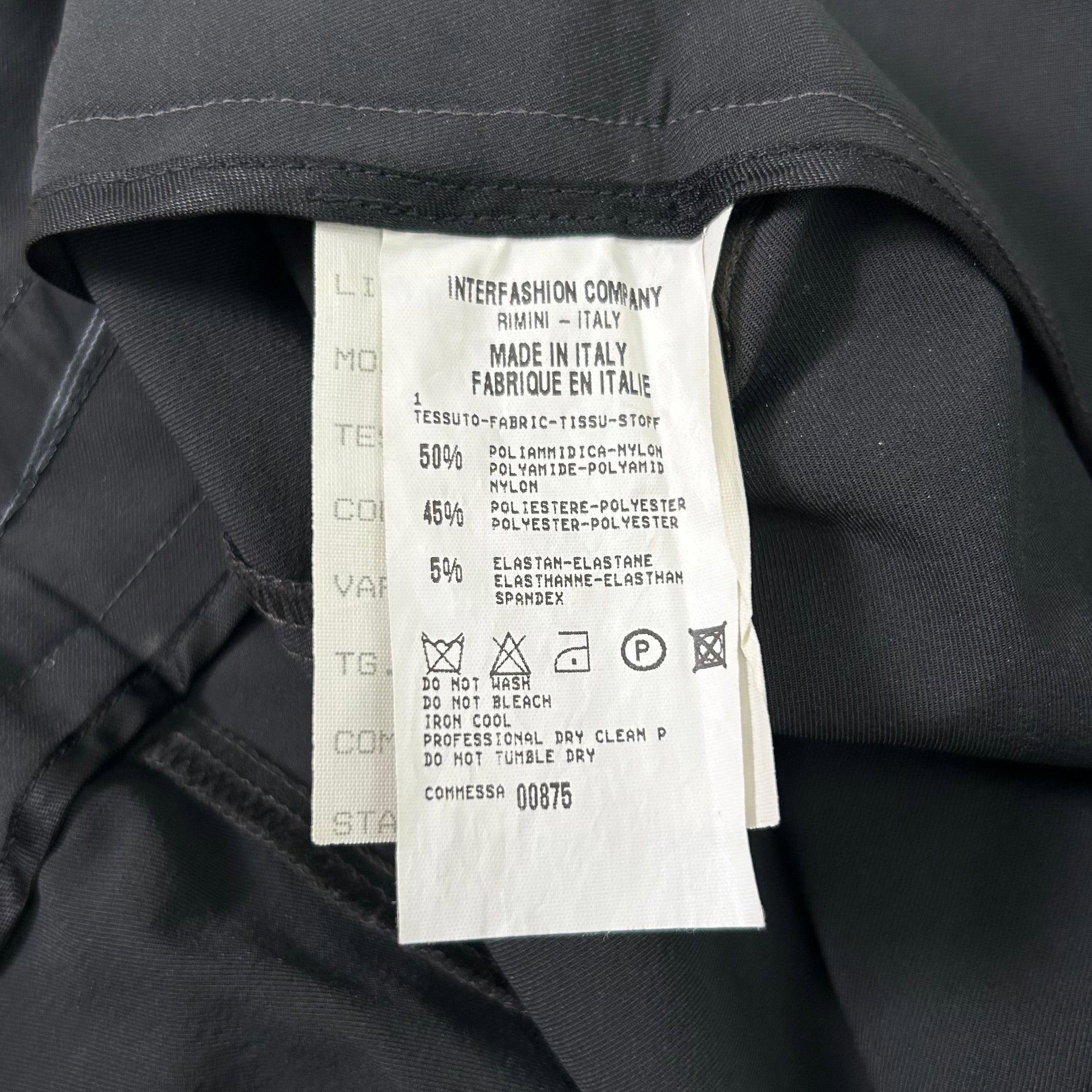 Marithe + Francois Girbaud Marithé + François Girbaud Black Flared Nylon Pants Size 26" / US 2 / IT 38 - 7 Thumbnail