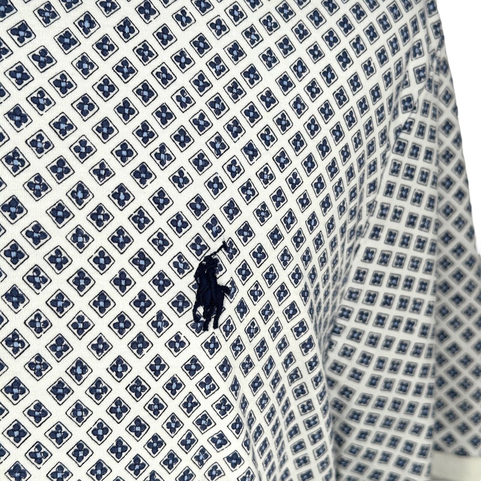 Polo Ralph Lauren Polo Ralph Lauren Polo Shirt Men’s 2XL XXL White Blue Size US XXL / EU 58 / 5 - 3 Thumbnail