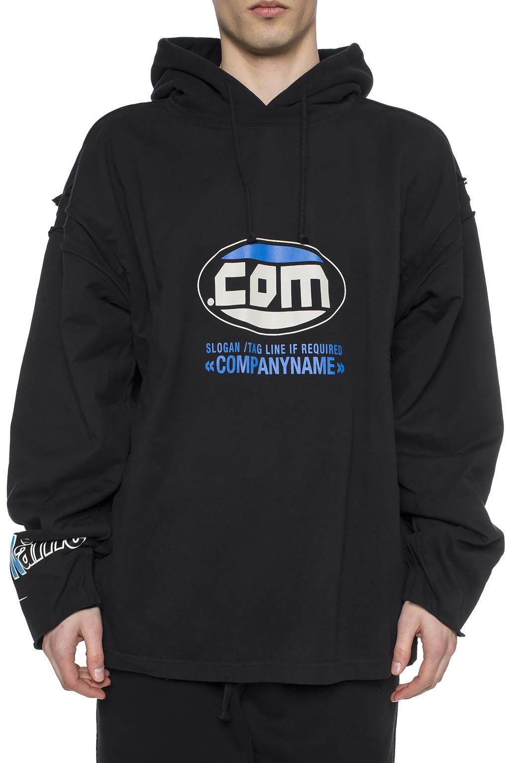 Vetements SS19 Vetements Name Patched Double Layer